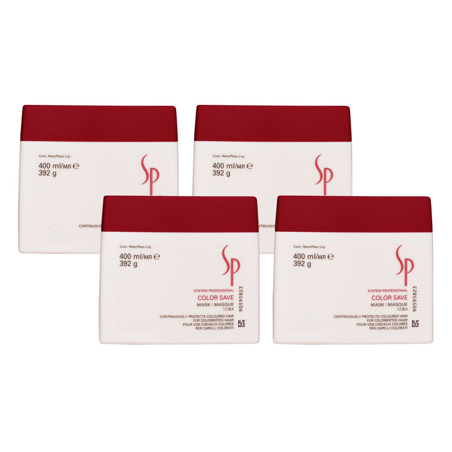 Wella SP Color Save 4 x 400 ml Haarmaske Set