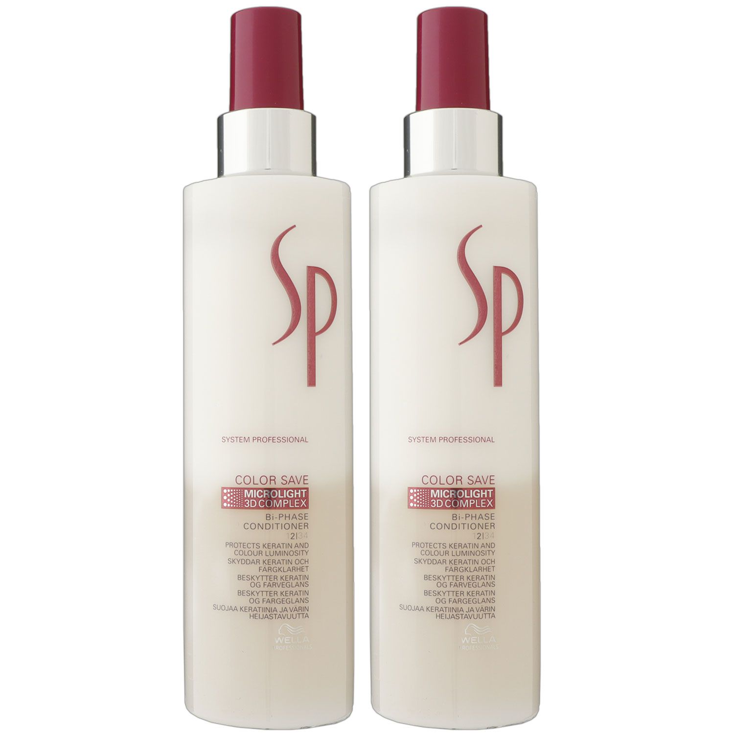 Wella SP Color Save Bi Phase 2 x 185 ml Conditioner Set