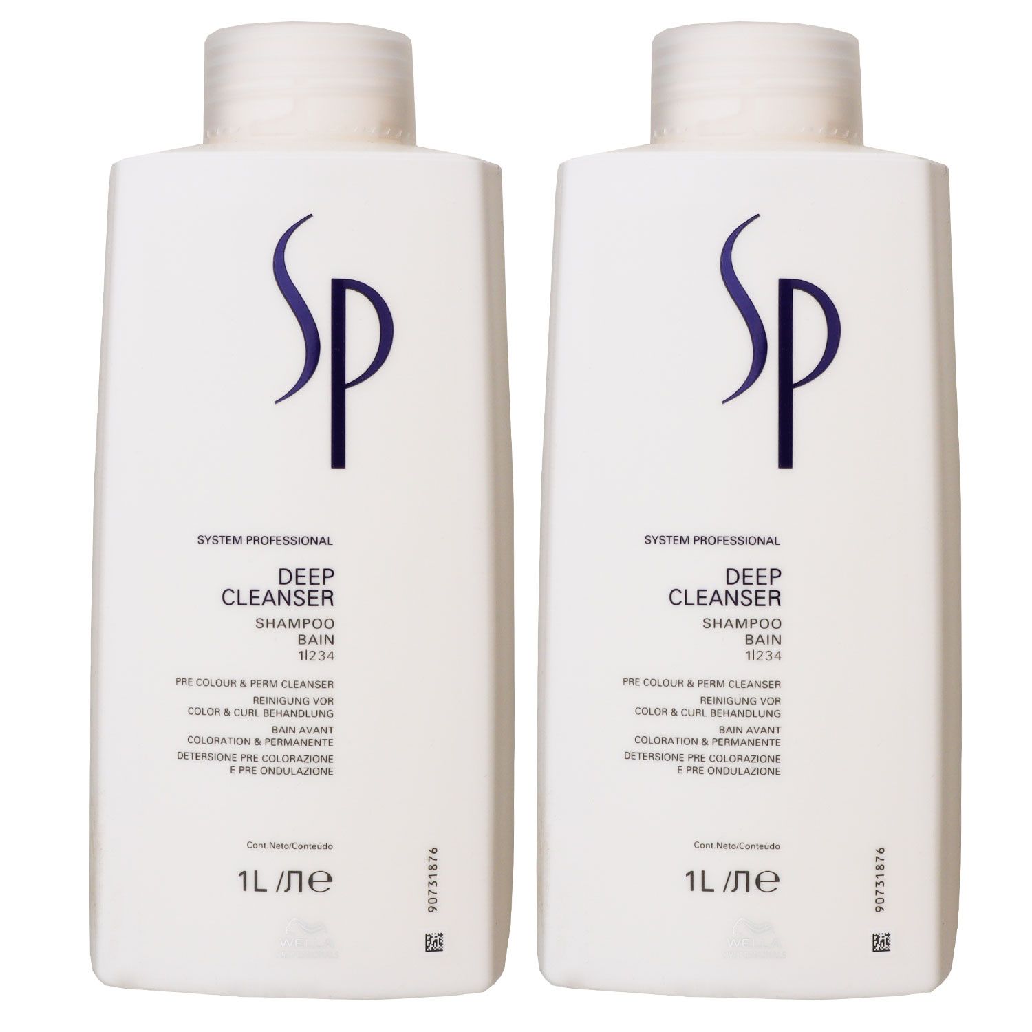 Wella SP Deep Cleanser 2 x 1000 ml Reinigungs Shampoo Set