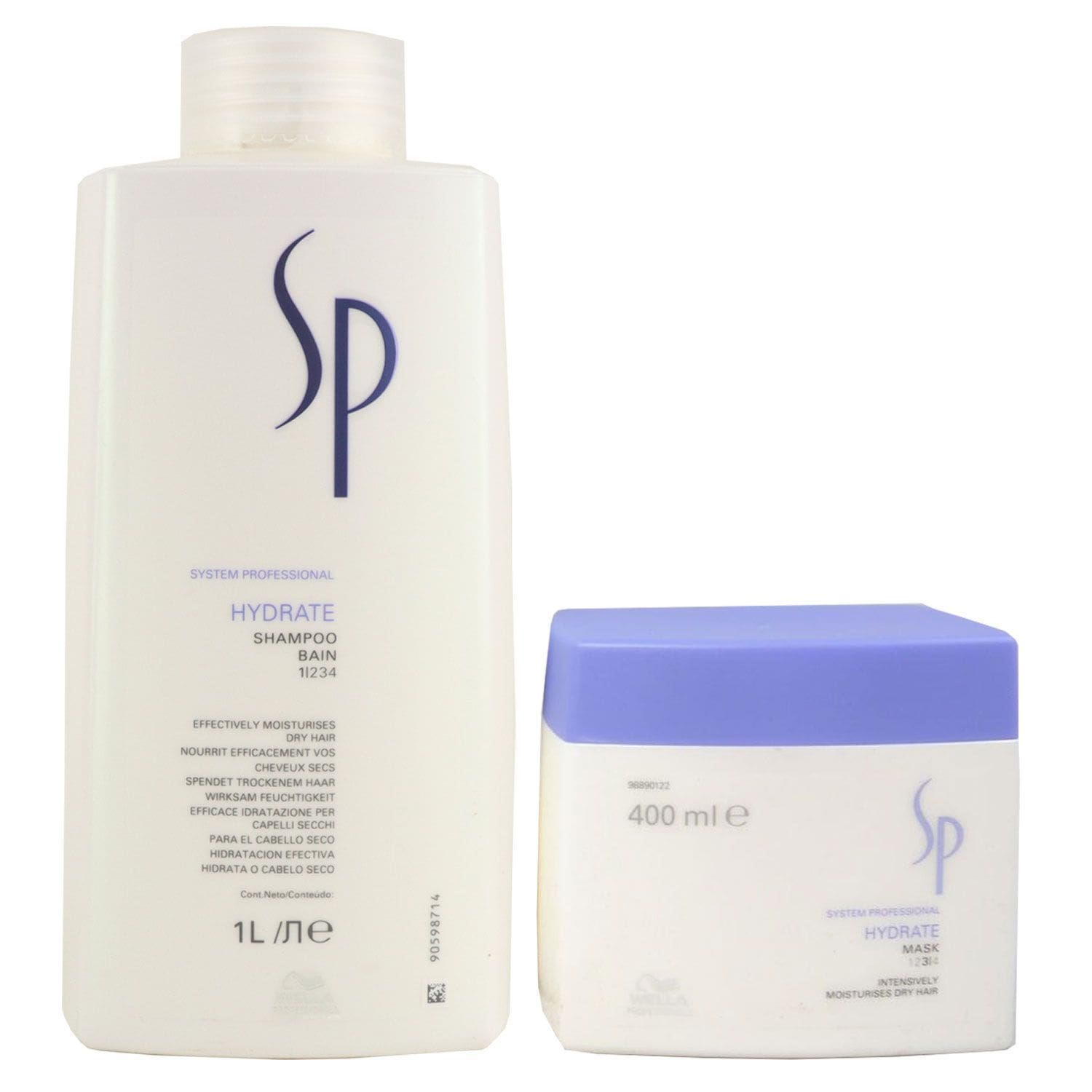 Wella SP Hydrate 1000 ml Shampoo & 400 ml Maske Set