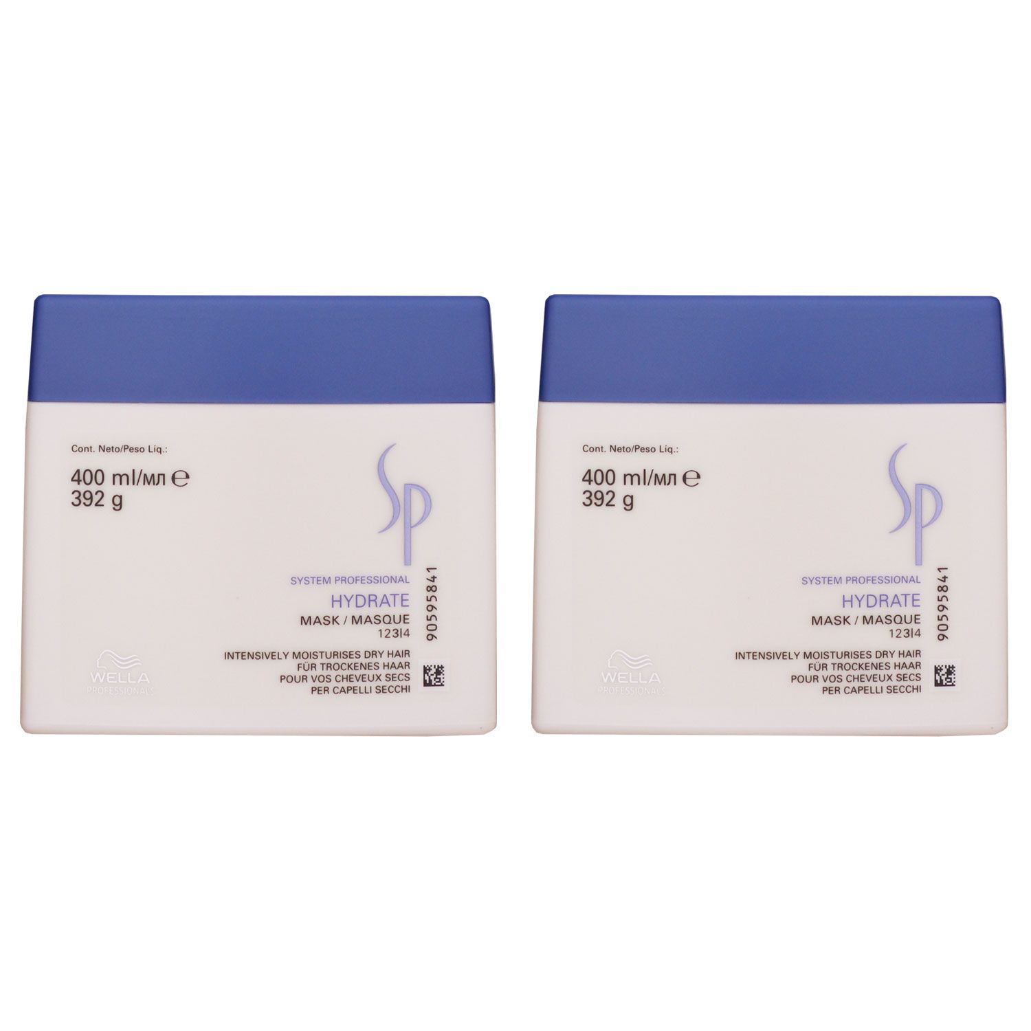 Wella SP Hydrate 2 x 400 ml Haarmaske Set