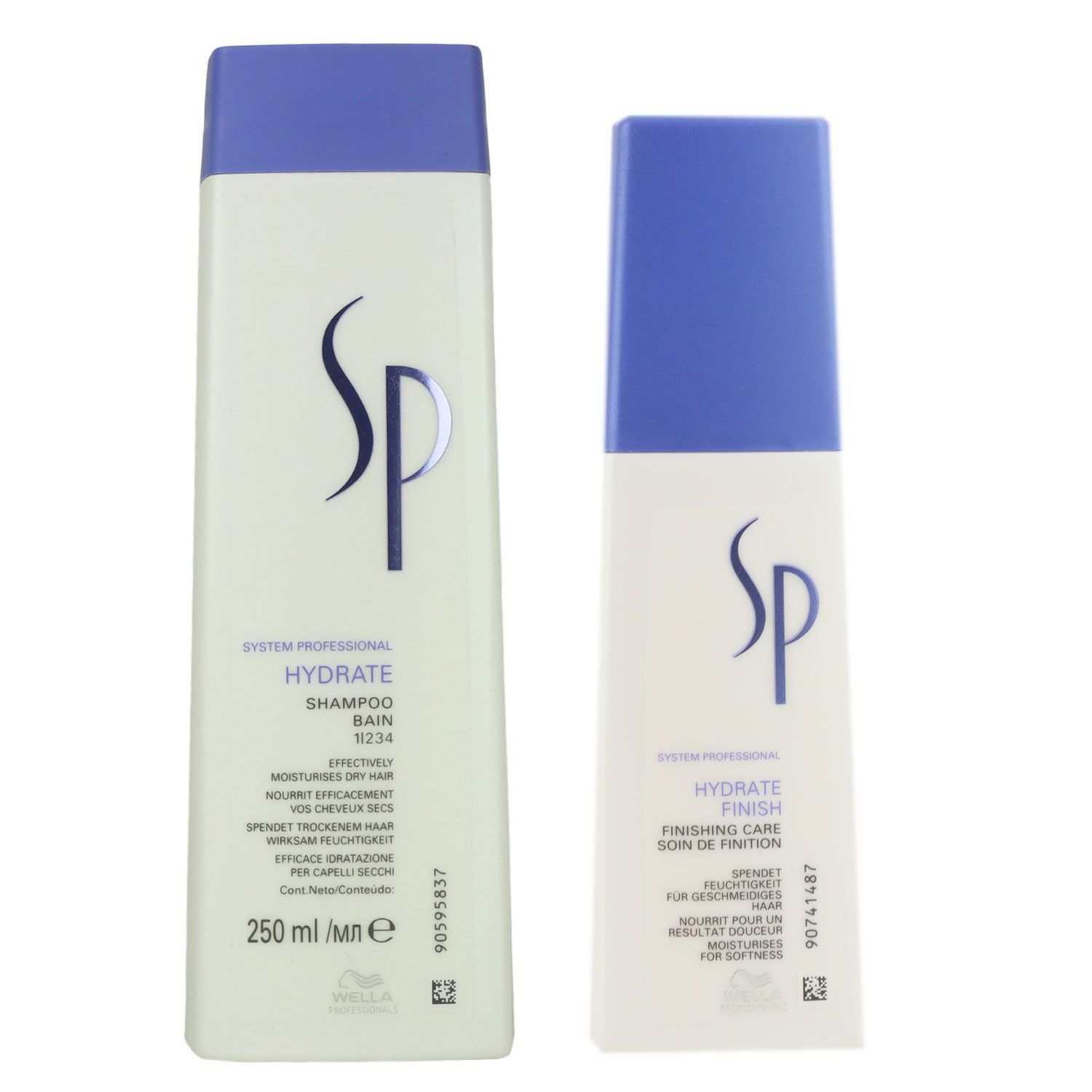 Wella SP Hydrate 250 ml Shampoo & 125 ml Hydrate Finish Spray Set