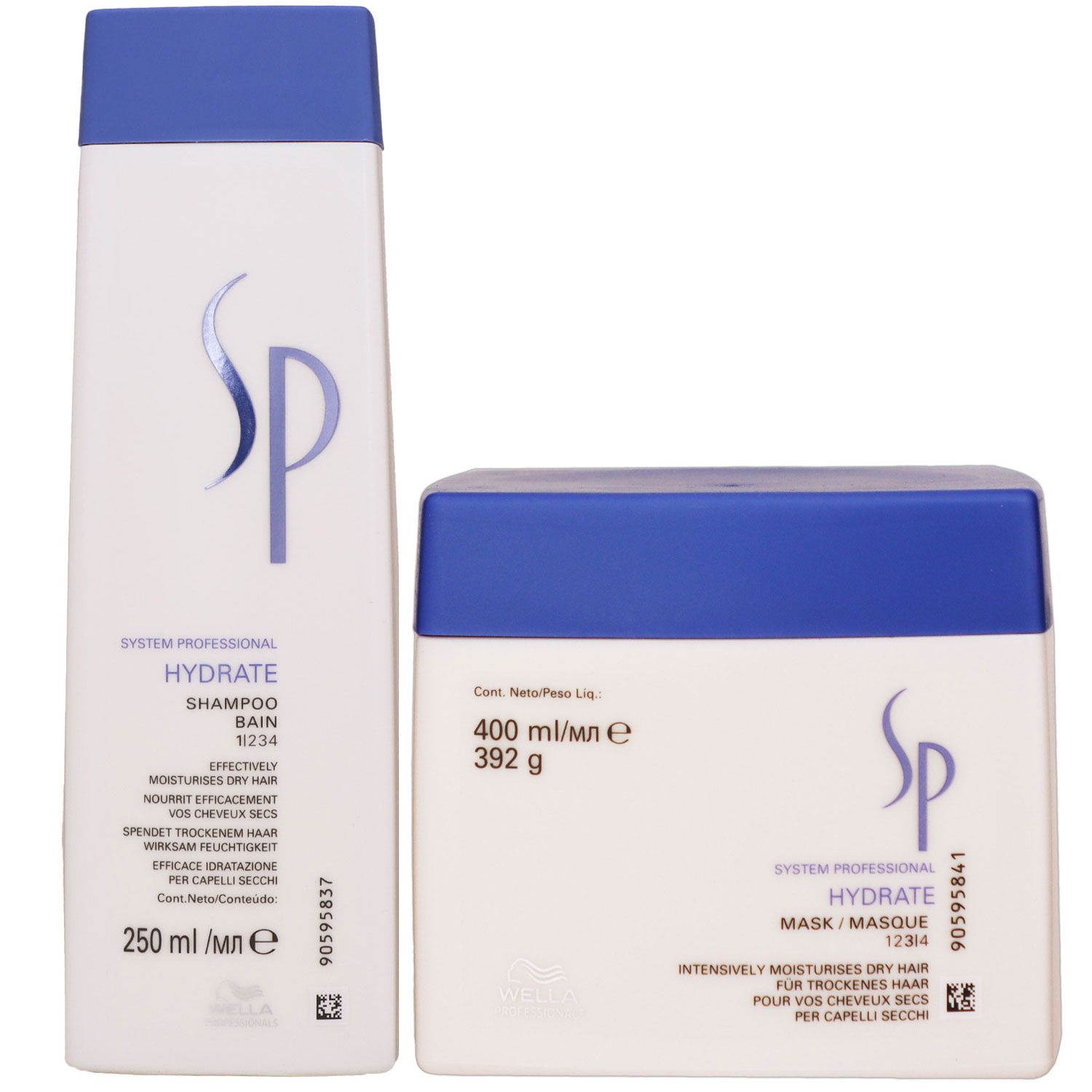 Wella SP Hydrate 250 ml Shampoo & 400 ml Maske Set