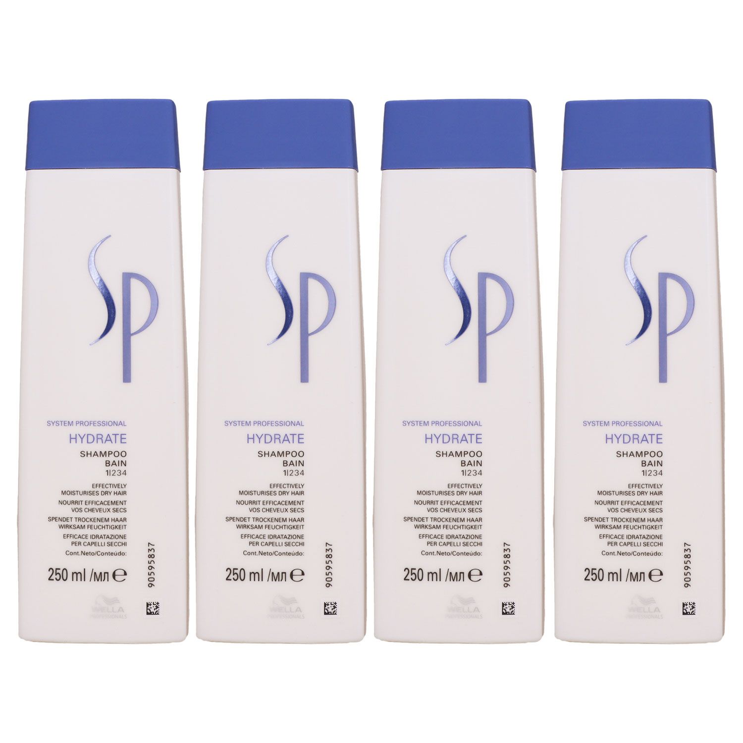 Wella SP Hydrate 4 x 250 ml Shampoo Set
