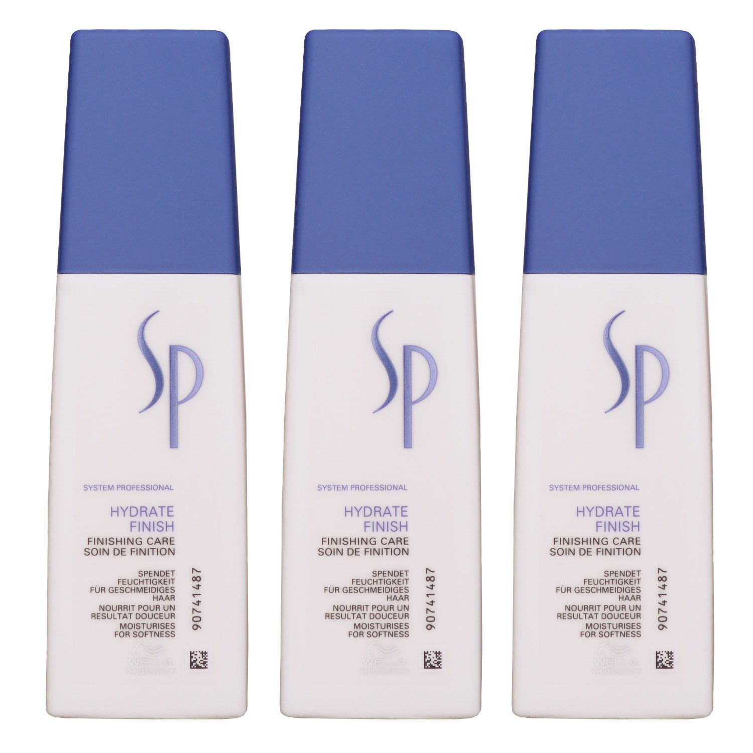 Wella SP Hydrate Finish Spray 3 x 125 ml Feuchtigkeitsspray Set