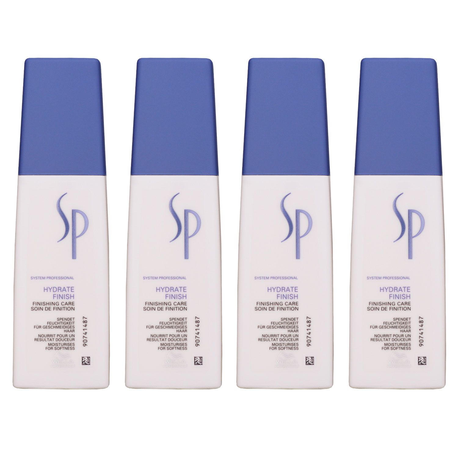 Wella SP Hydrate Finish Spray 4 x 125 ml Feuchtigkeitsspray Set
