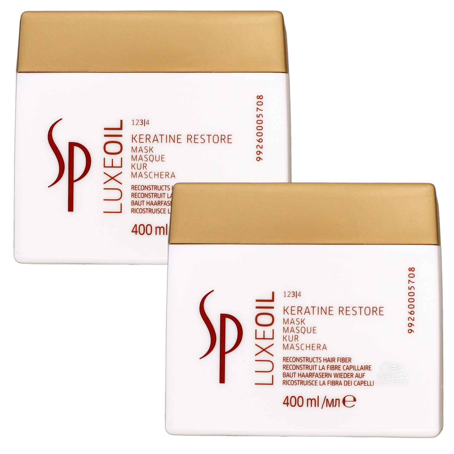 Wella SP Luxe Oil 2 x 400 ml Haarmaske Set