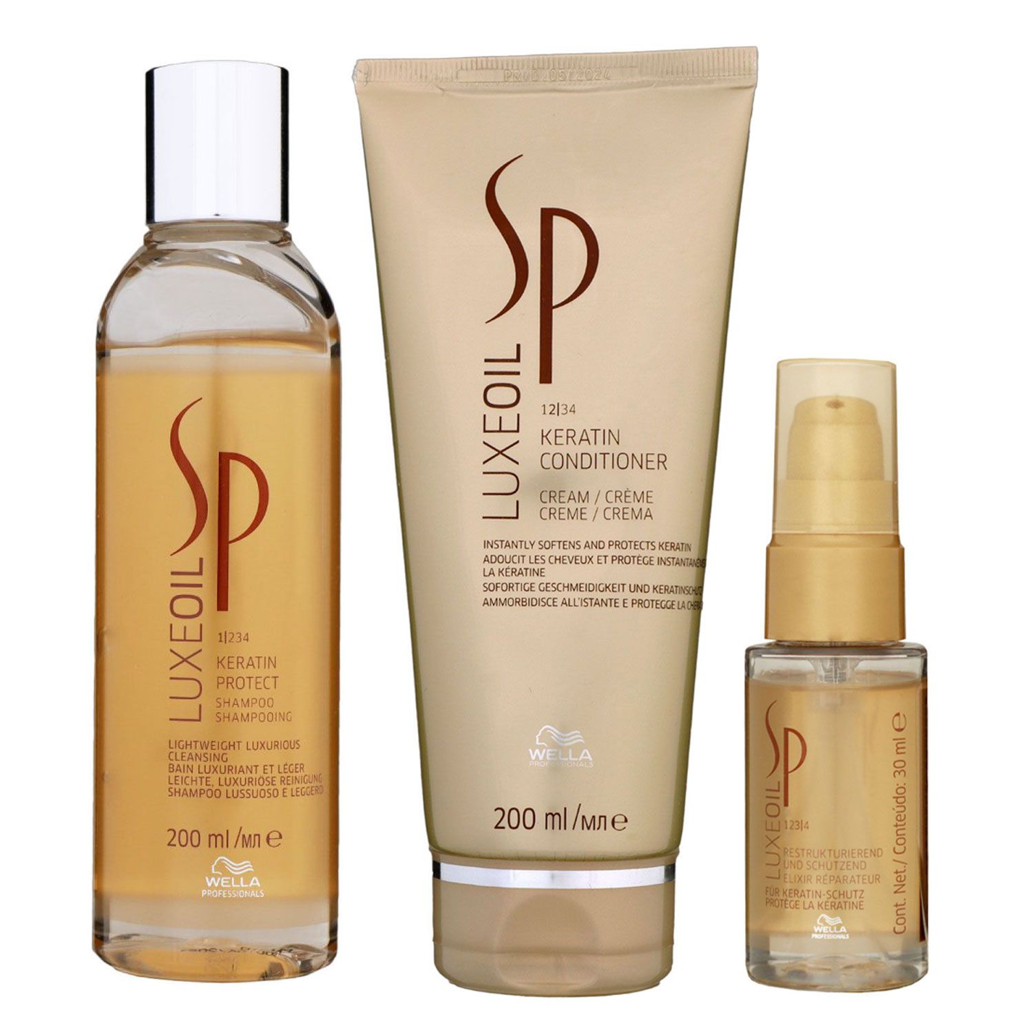 Wella SP Luxe Oil 200 ml Shampoo & 200 ml Conditioner 30 ml & Oil Set