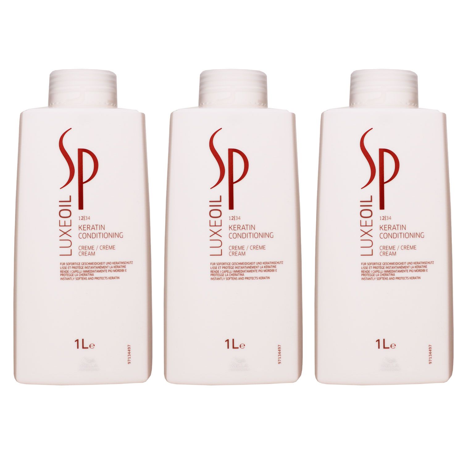 Wella SP Luxe Oil Keratin 3 x 1000 ml Conditioner Set