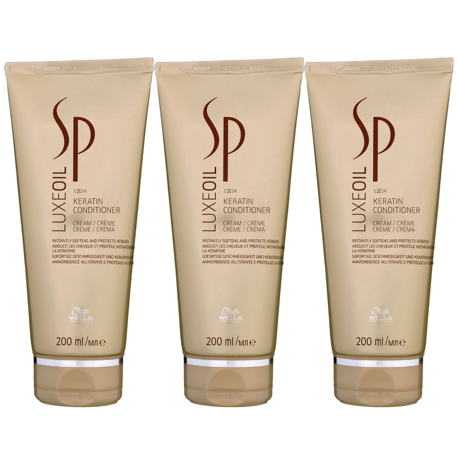 Wella SP Luxe Oil Keratin 3 x 200 ml Conditioner Set