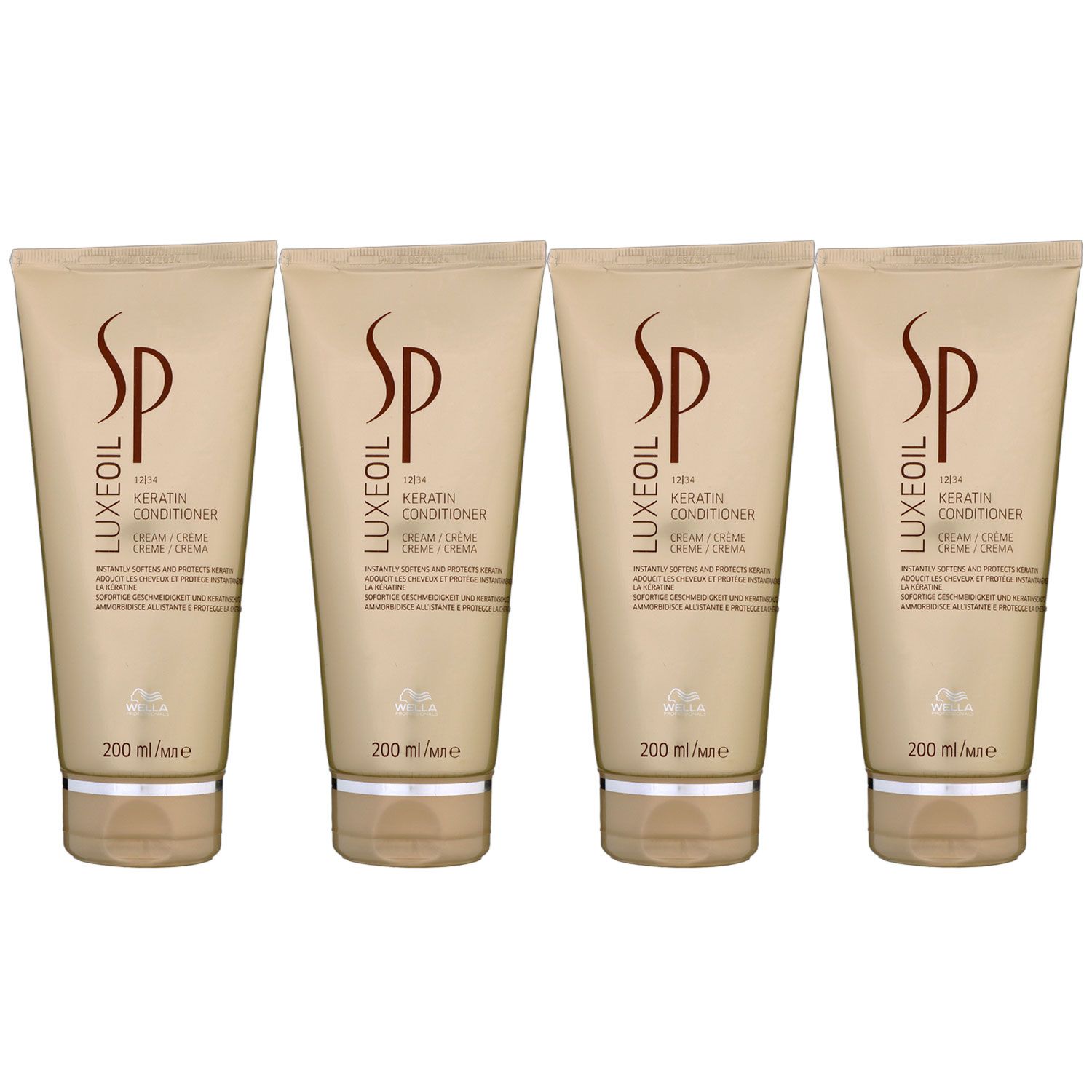 Wella SP Luxe Oil Keratin 4 x 200 ml Conditioner Set