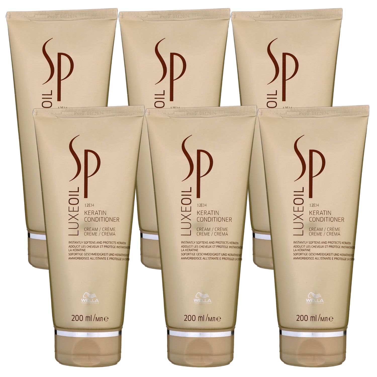 Wella SP Luxe Oil Keratin 6 x 200 ml Conditioner Set
