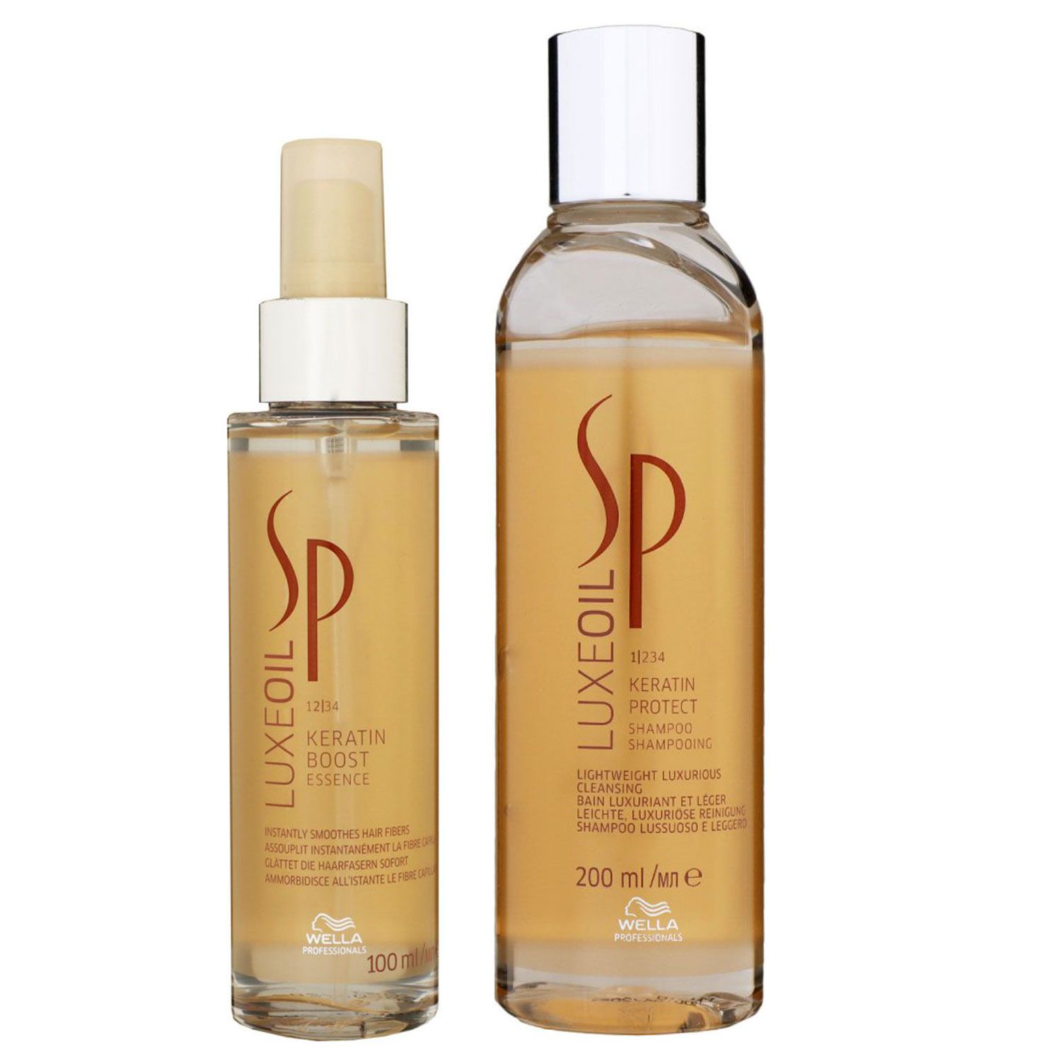 Wella SP Luxe Oil Keratin Protect 200 ml Shampoo & Haar�l 100 ml Set