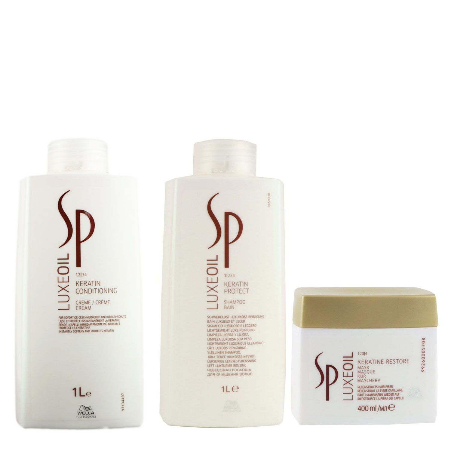 Wella Oil Keratin Protect Shampoo & Conditioner Haarmaske bei Riemax