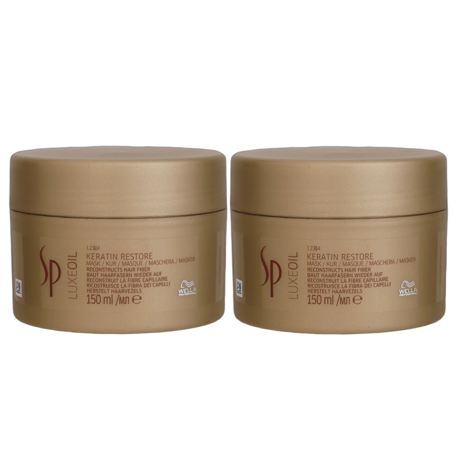 Wella SP Luxe Oil Keratin Restore 2 x 150 ml Haarmaske Set