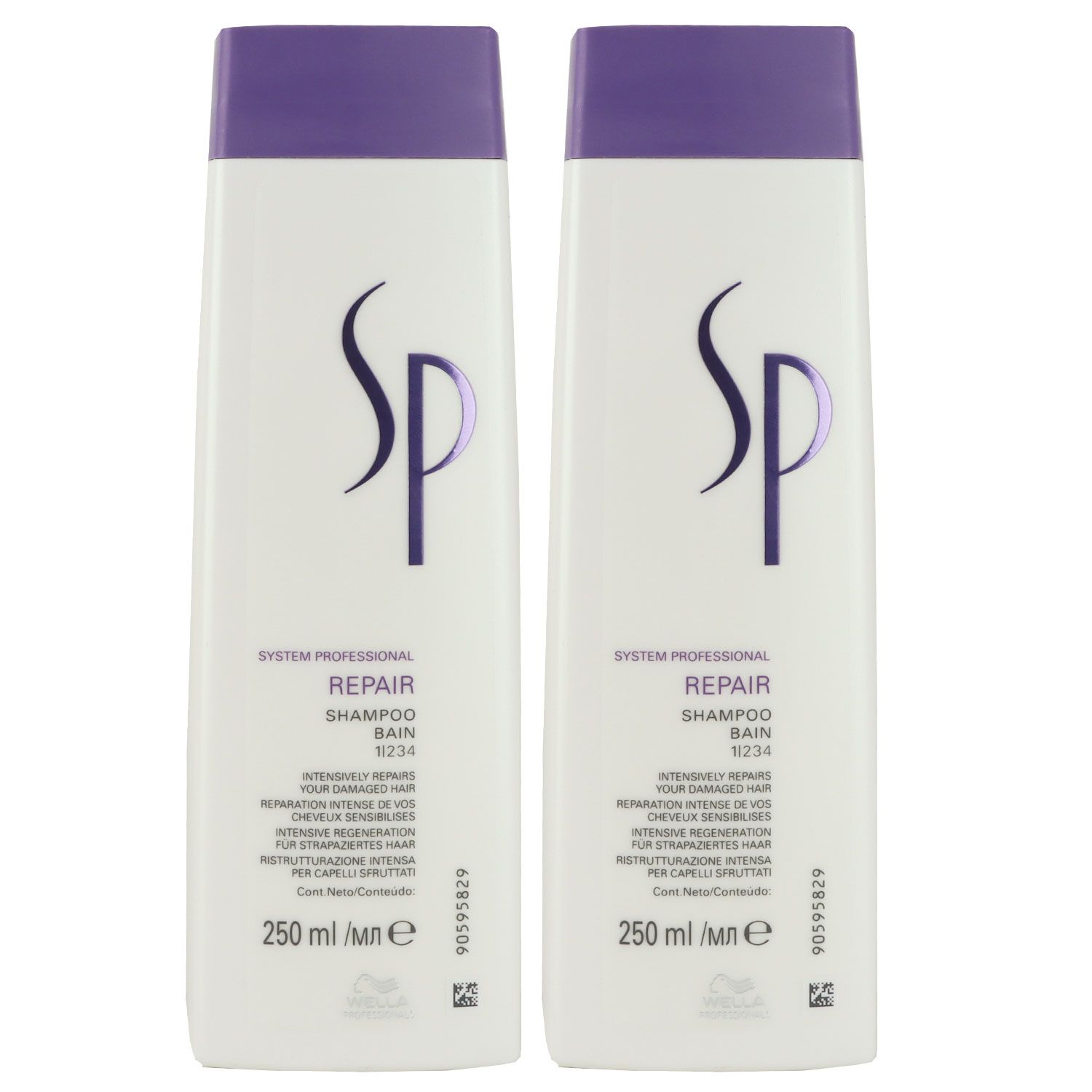Wella SP Repair 2 x 250 ml Shampoo Set