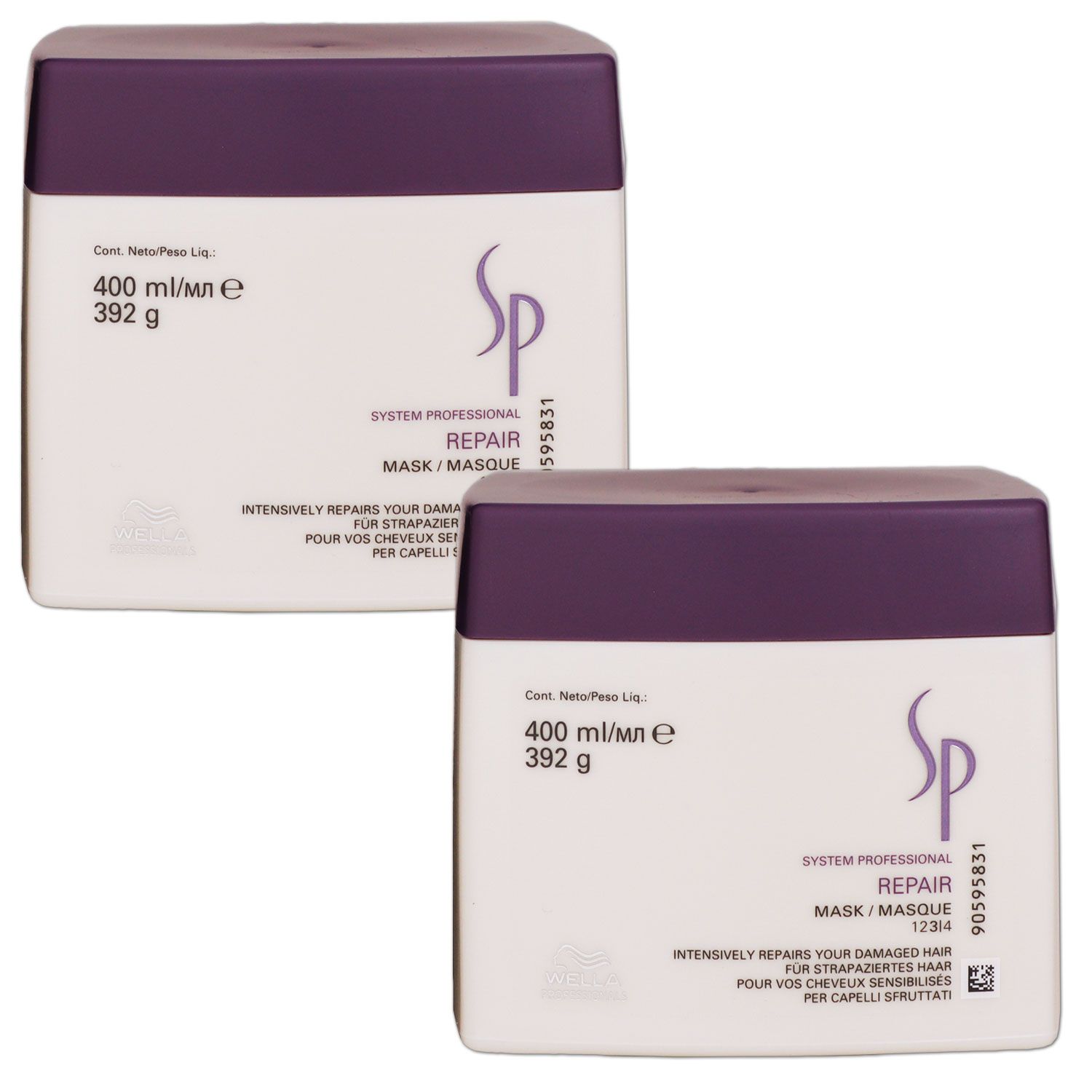 Wella SP Repair 2 x 400 ml Haarmaske Set