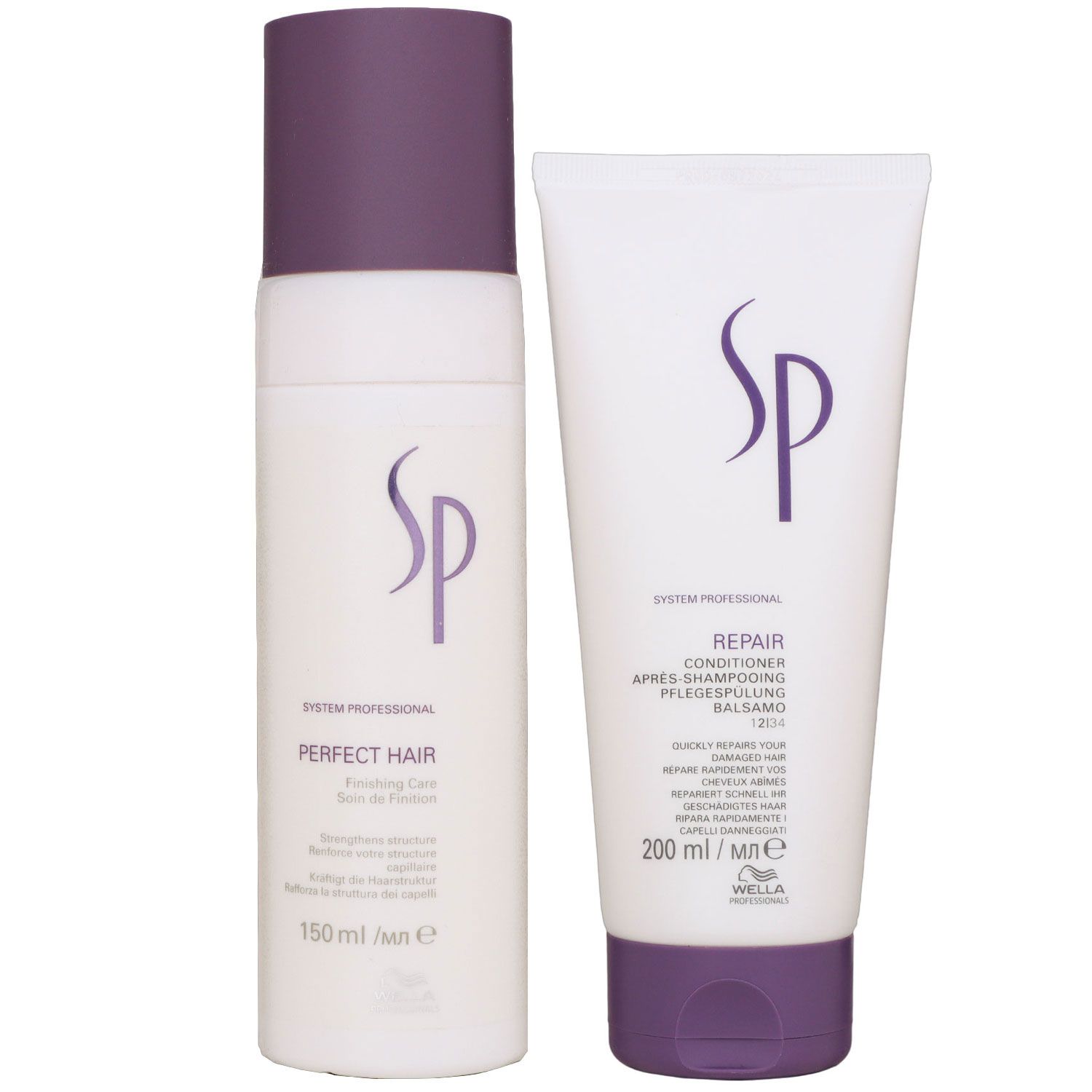 Wella SP Repair 200 ml Conditioner & 150 ml Finishing Care Set