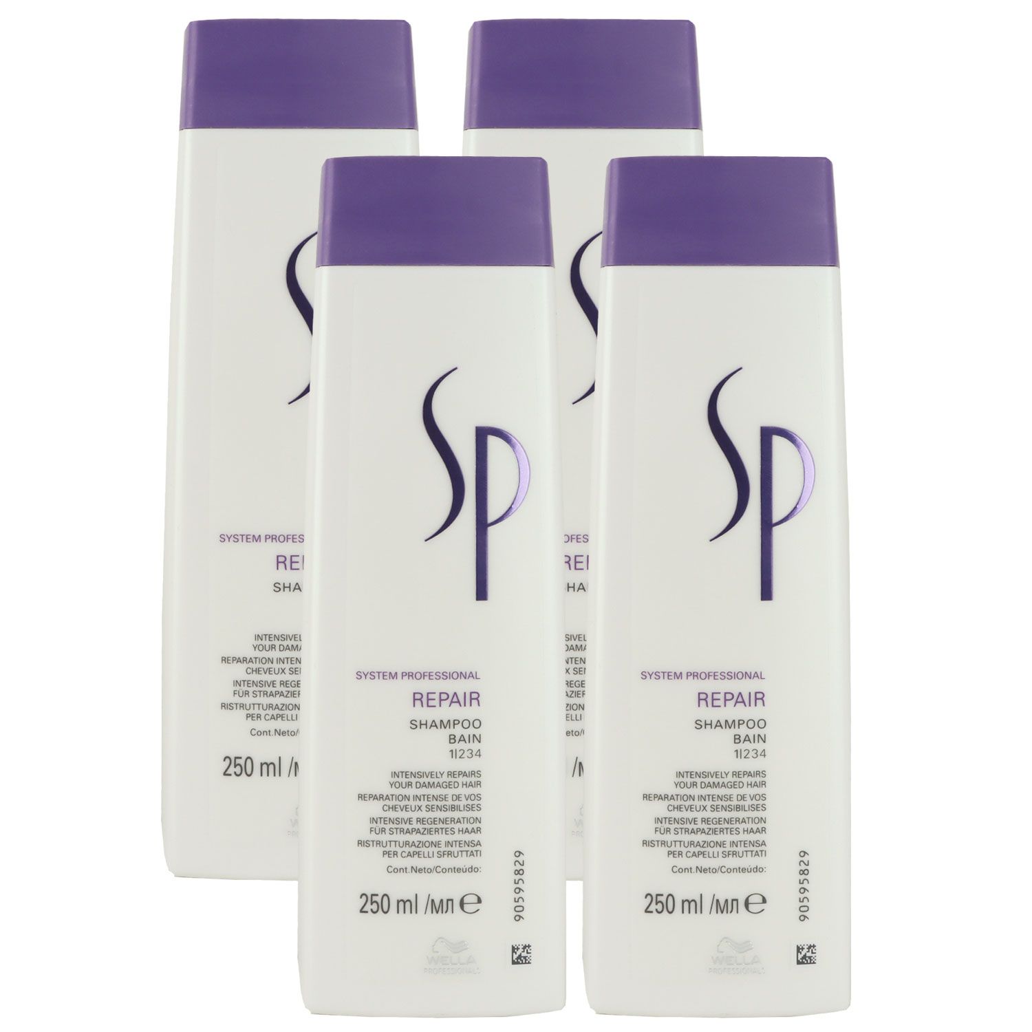 Wella SP Repair 4 x 250 ml Shampoo  Set
