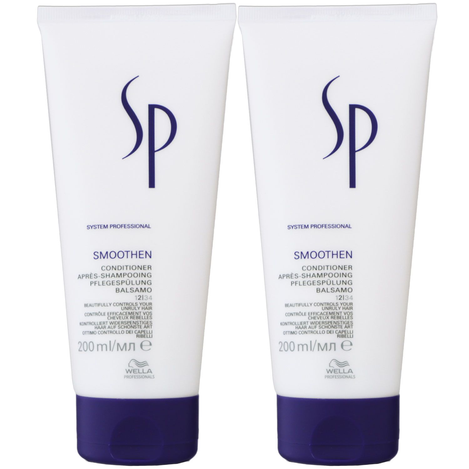 Wella SP Smoothen 2 x 200 ml Conditioner Set