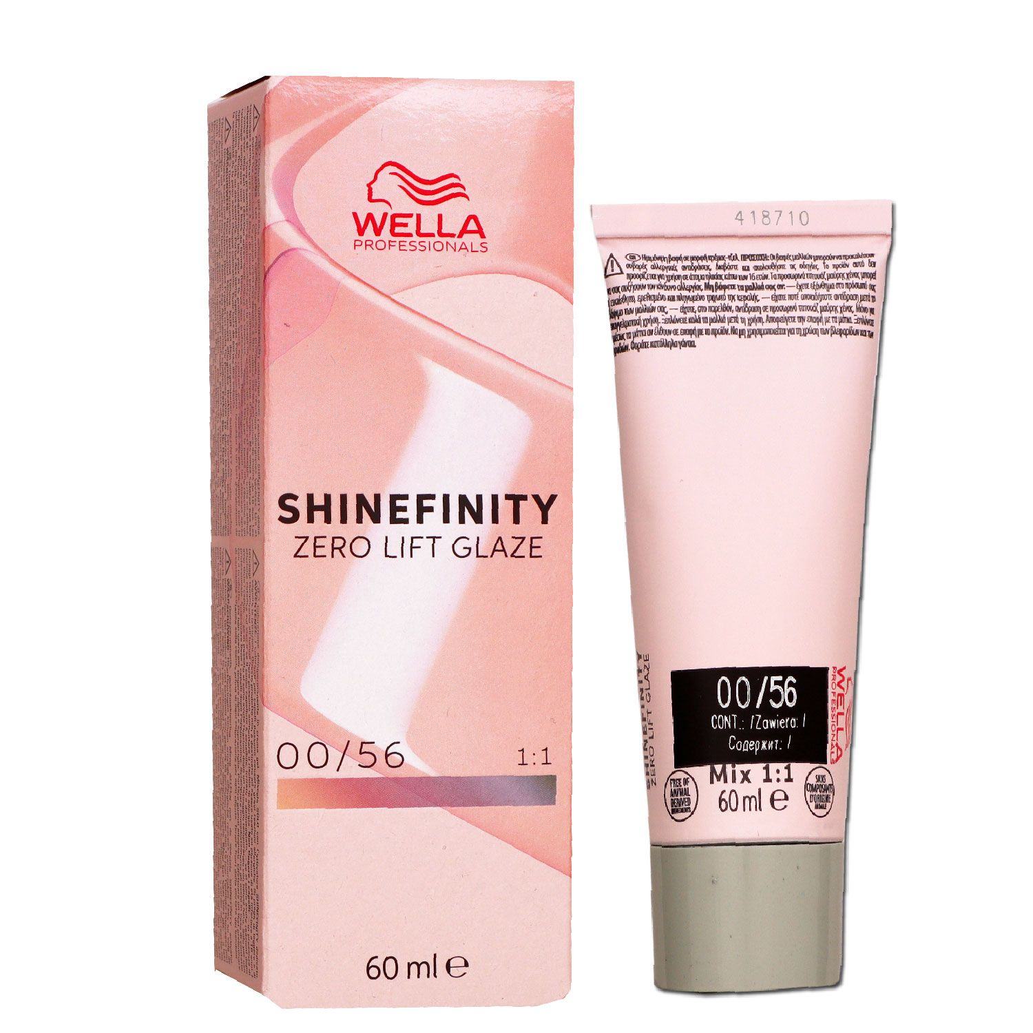 Wella Shinefinity Glaze Cool 60 ml 00/56 Rose Booster T�nung