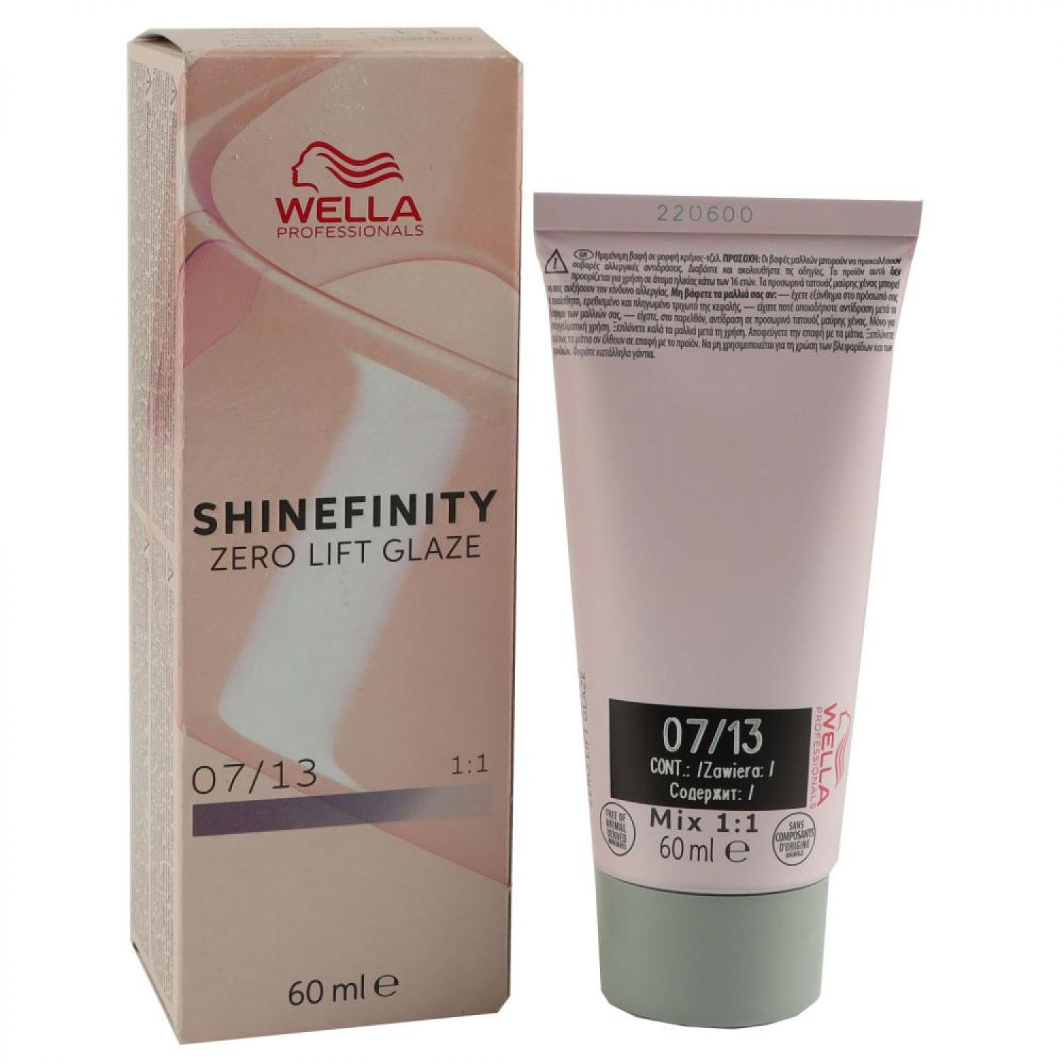 Wella Shinefinity Glaze Cool 60 ml 07/13 Toffee Cream T�nung