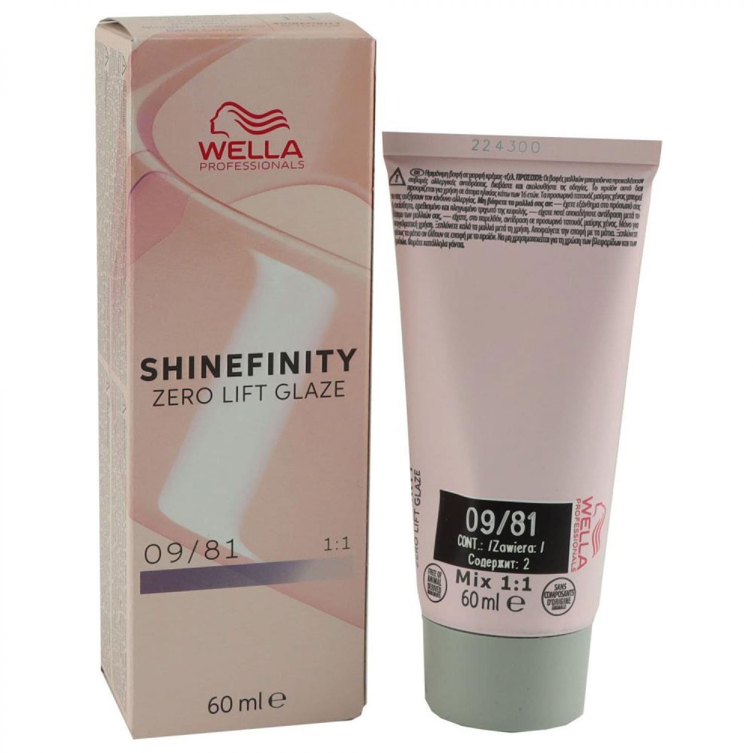 Wella Shinefinity Glaze Cool 60 ml 09/81 Platinum Opal T�nung