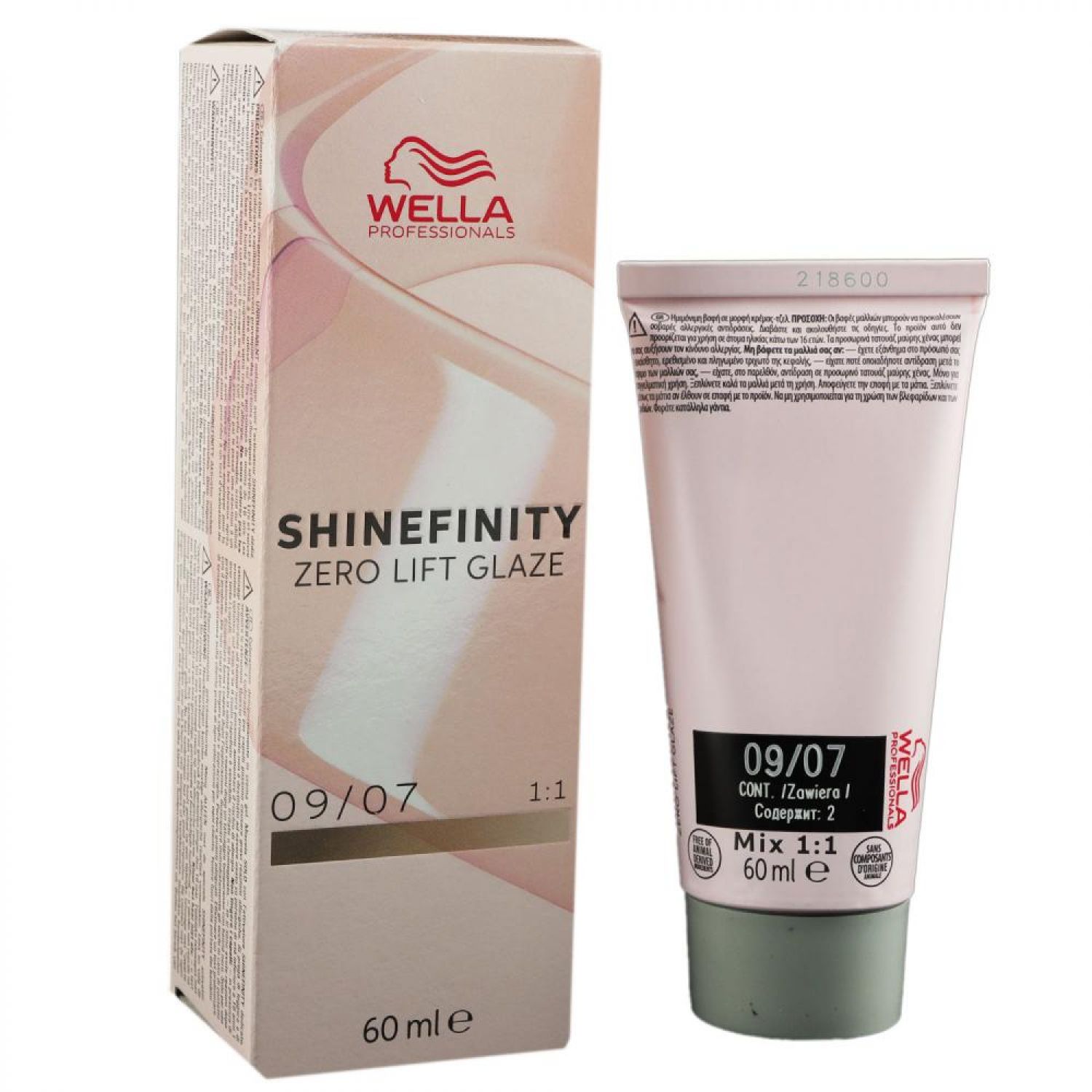 Wella Shinefinity Glaze Natural 60 ml 09/07 Beige Sand T�nung