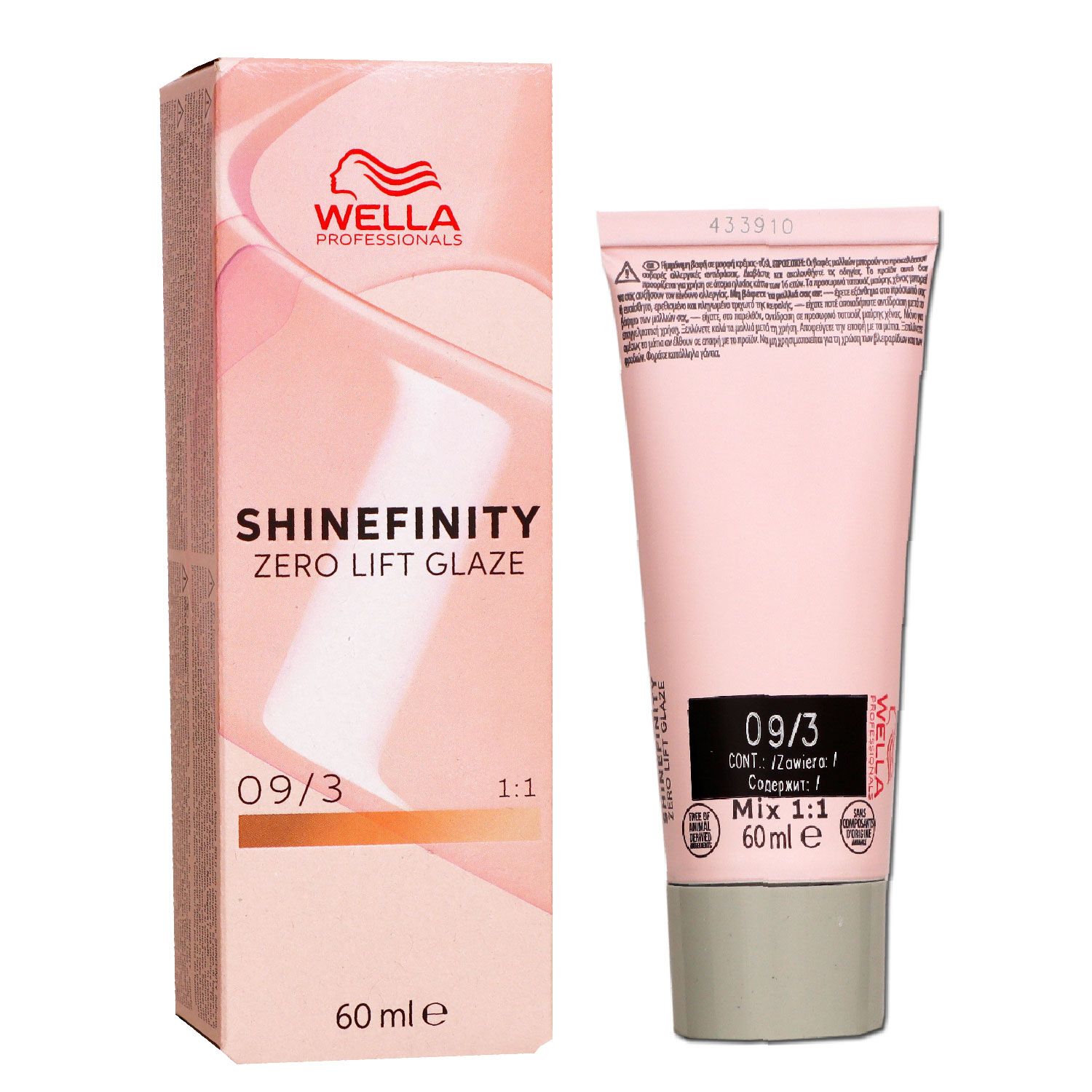 Wella Shinefinity Glaze Warm 60 ml 09/3 Golden Honey T�nung