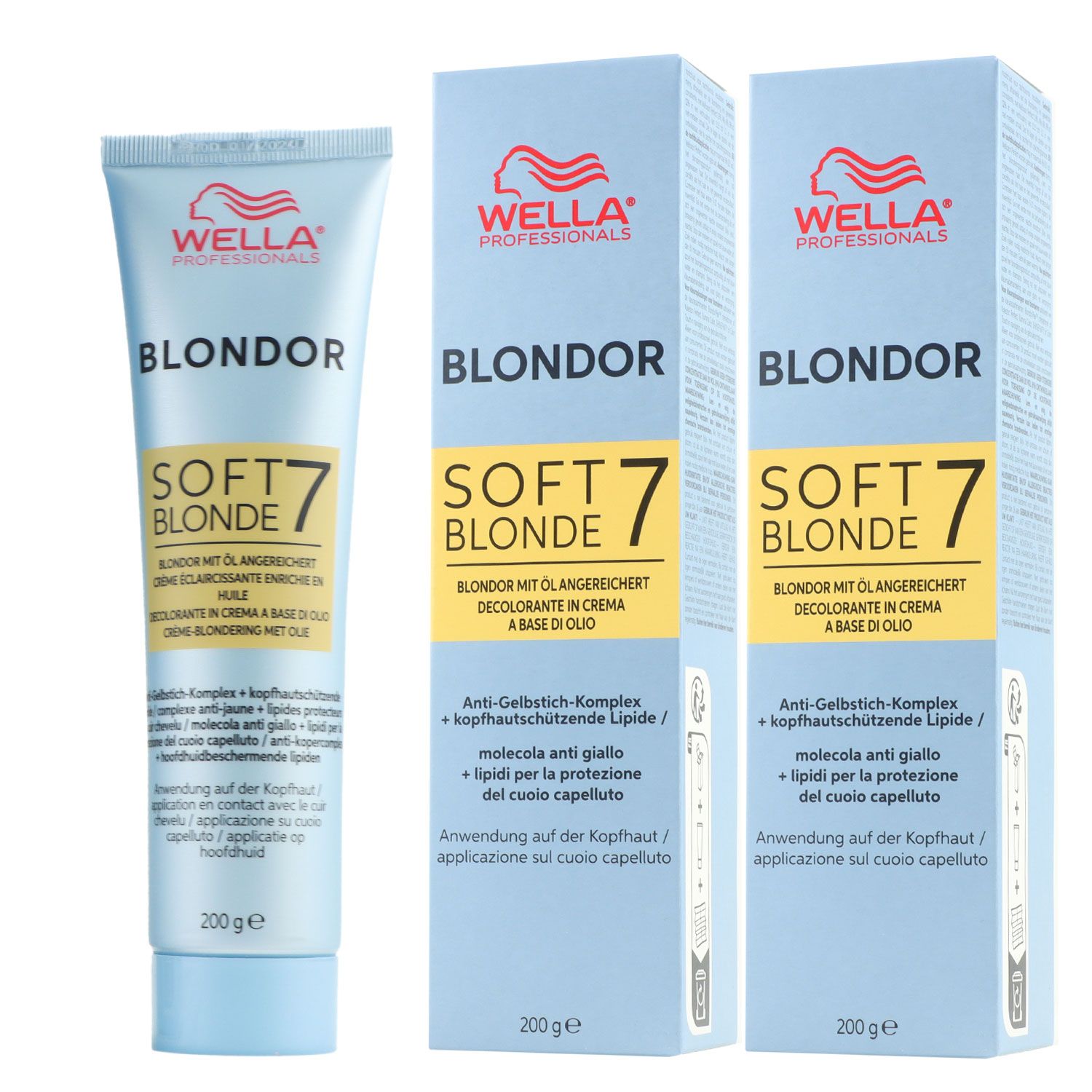 Wella Soft Blonde 2 x 200 g Cremeblondierung Set