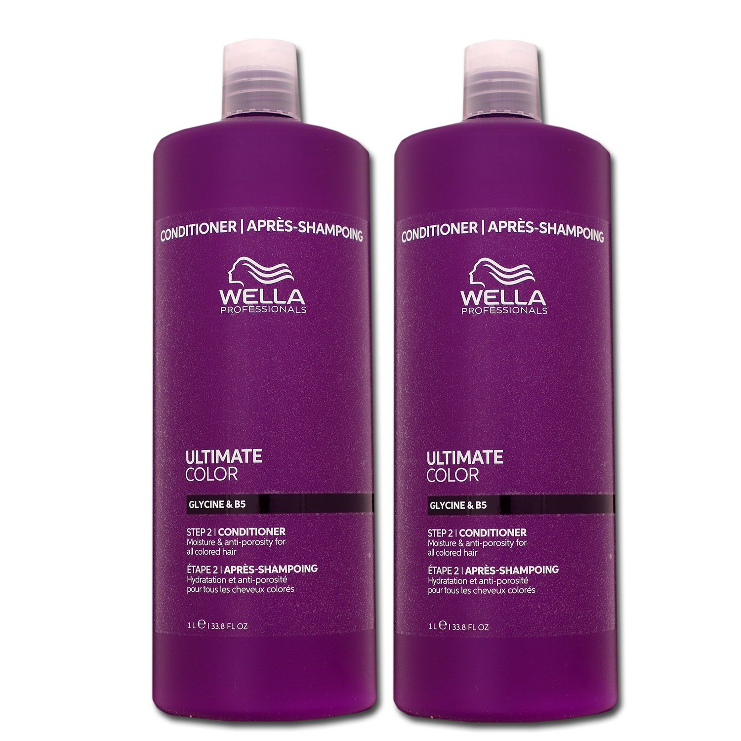 Wella Ultimate Color 2 x 1000 ml Conditioner f�r coloriertes Haar Step 2 Set