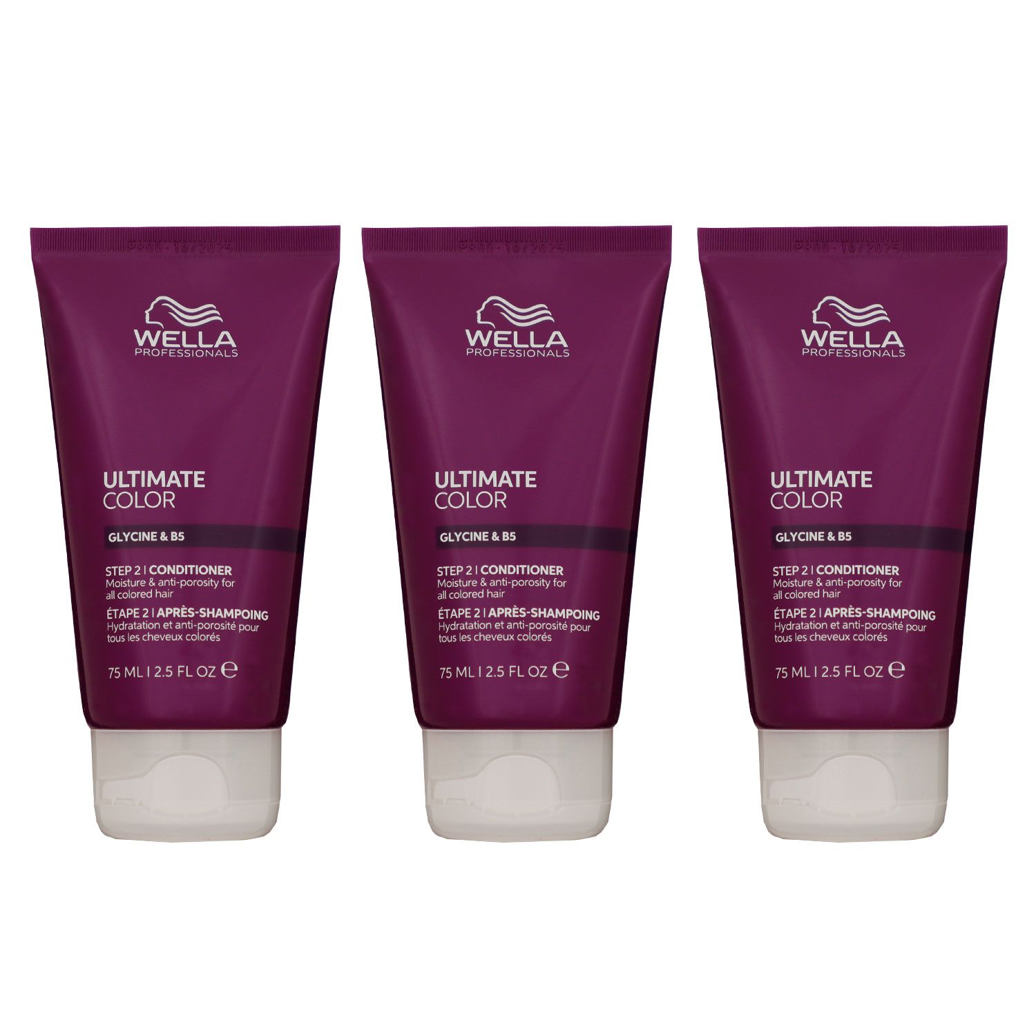 Wella Ultimate Color 3 x 75 ml Conditioner f�r coloriertes Haar Step 2 Set