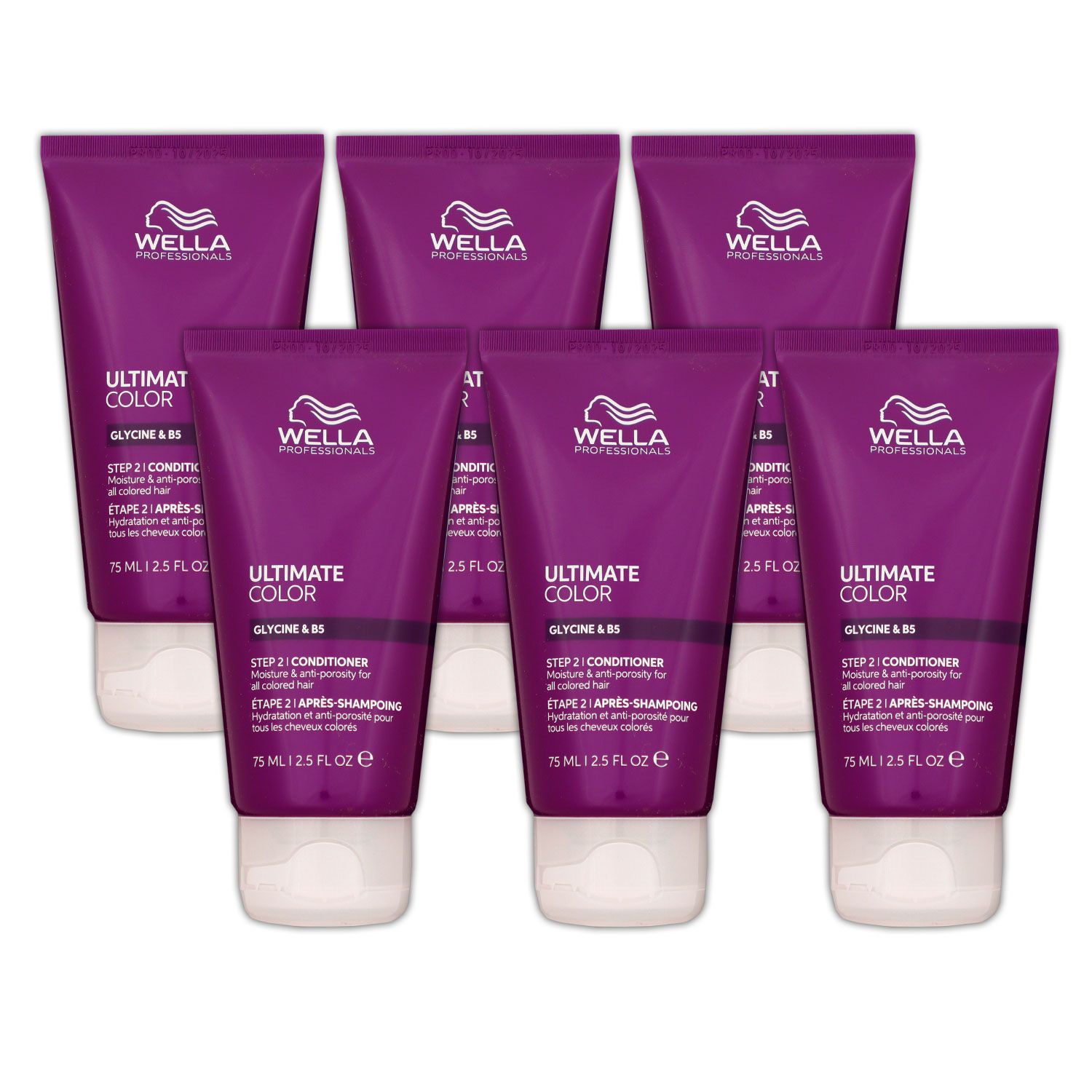 Wella Ultimate Color 6 x 30 ml Conditioner f�r coloriertes Haar Step 2 Set