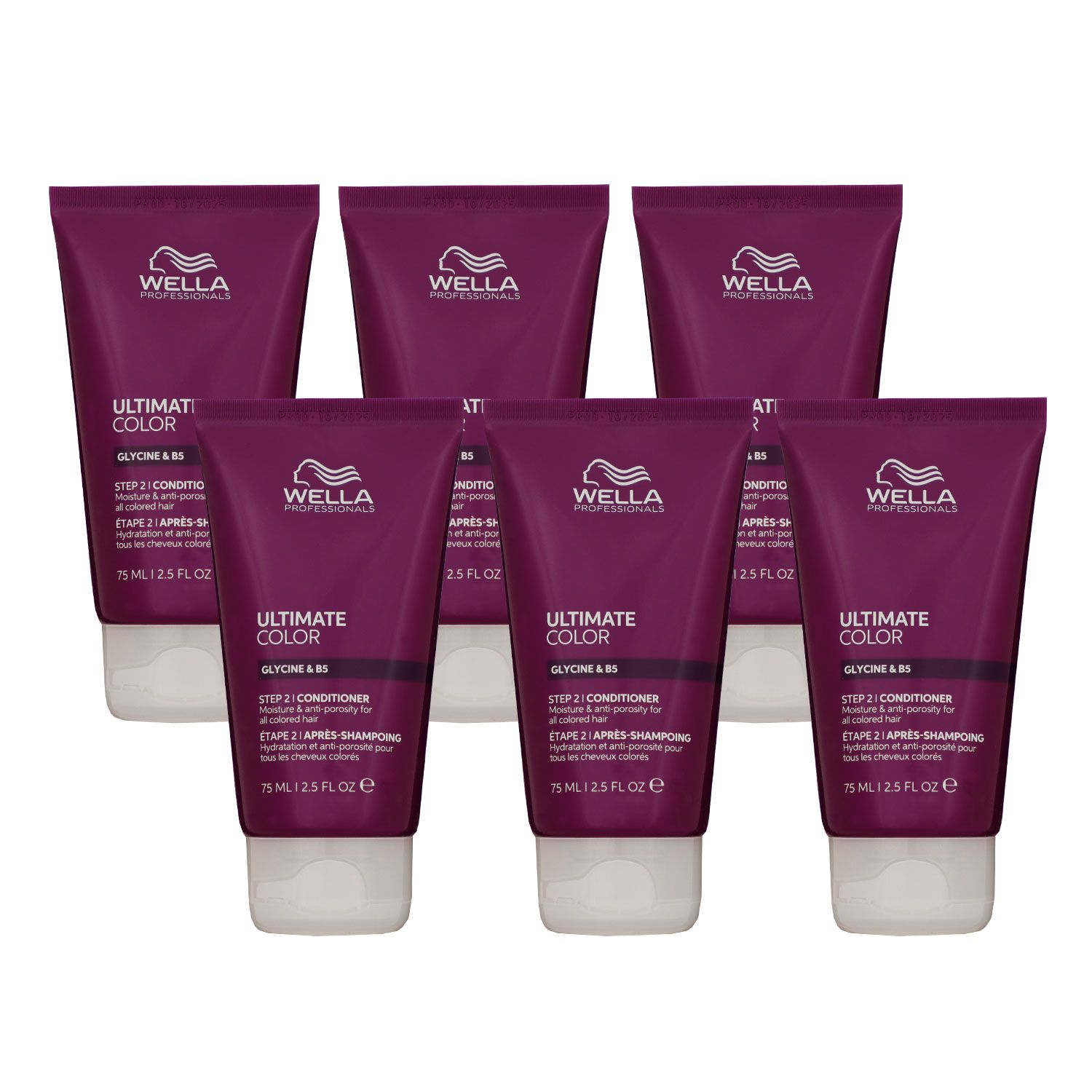 Wella Ultimate Color 6 x 75 ml Conditioner f�r coloriertes Haar Step 2 Set