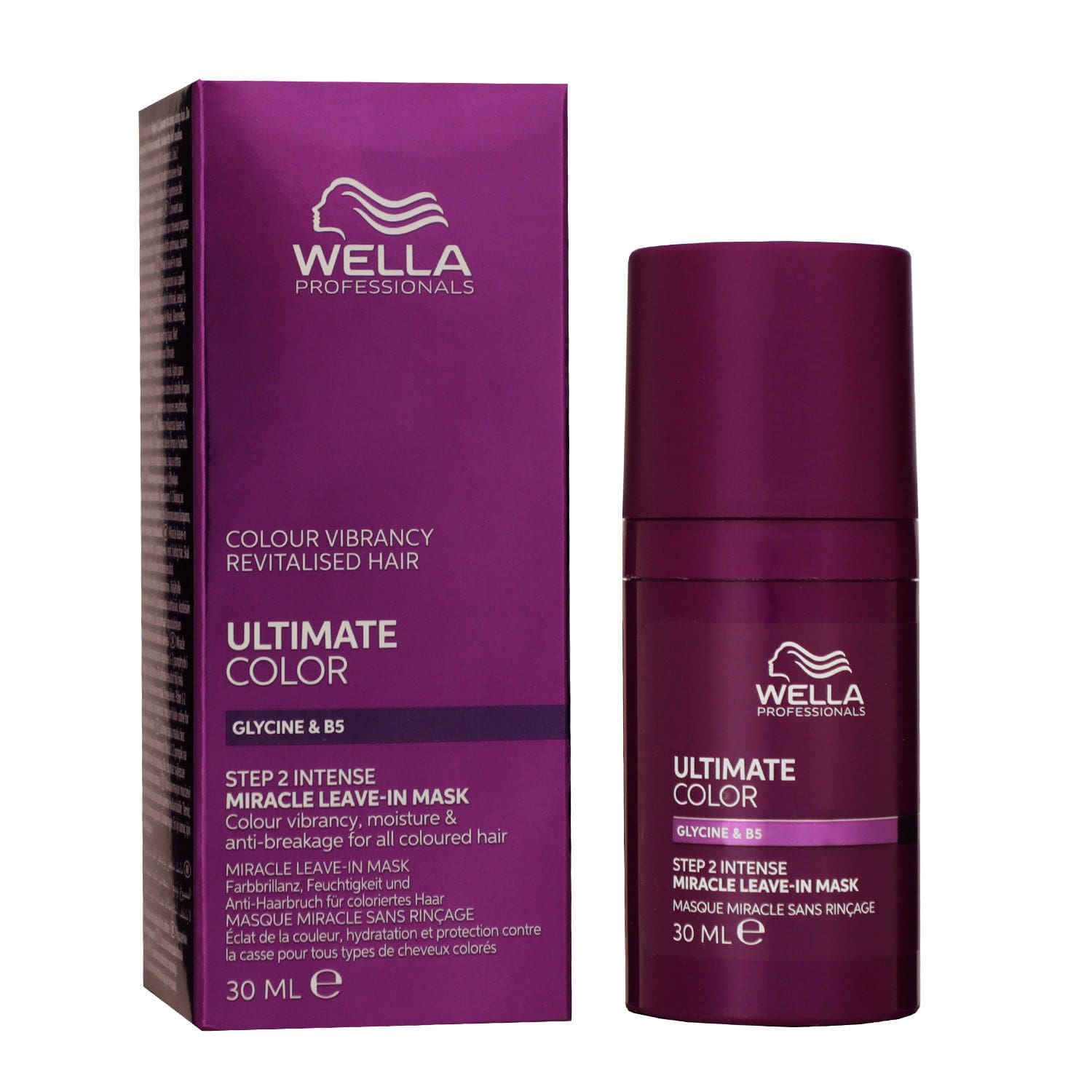 Wella Ultimate Color Miracle Leave In 30 ml Intensiv Maske f�r coloriertes Haar Step 2