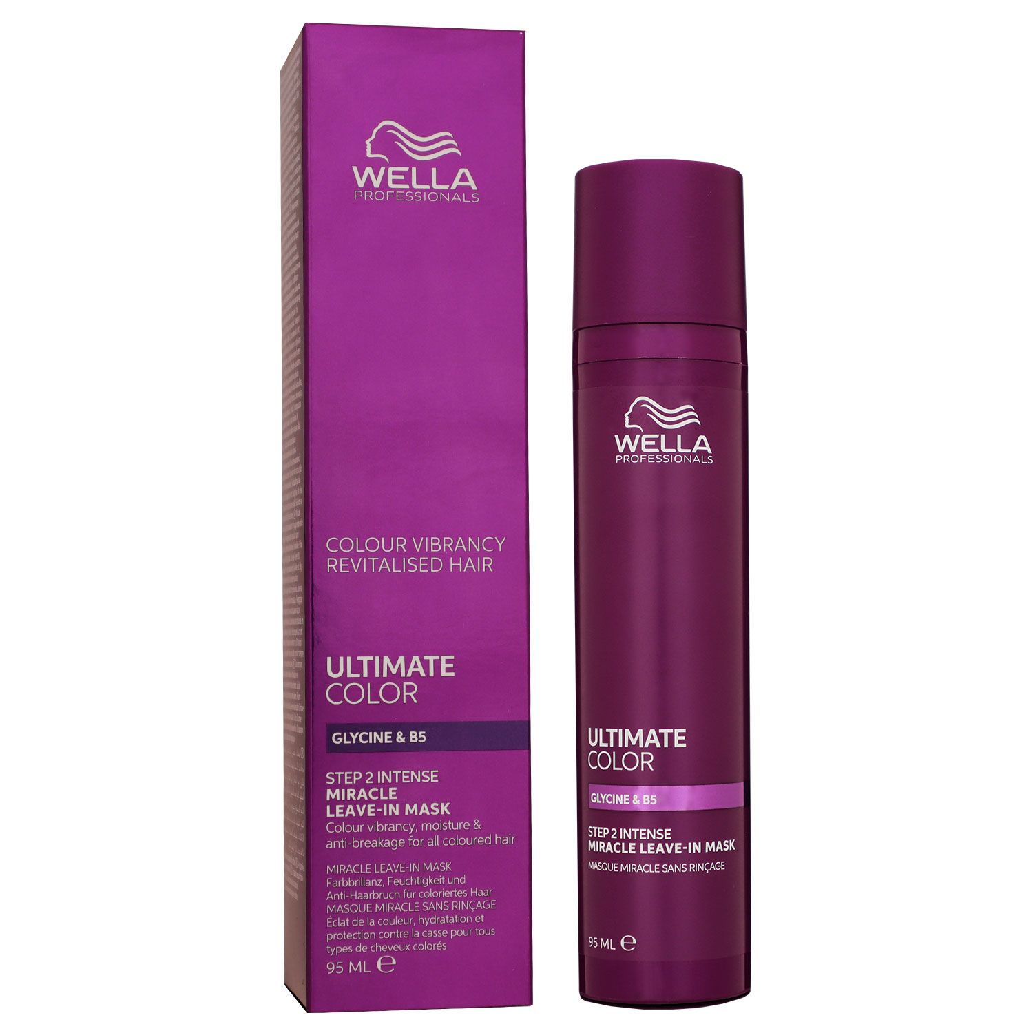 Wella Ultimate Color Miracle Leave In 95 ml Intensiv Maske f�r coloriertes Haar Step 2