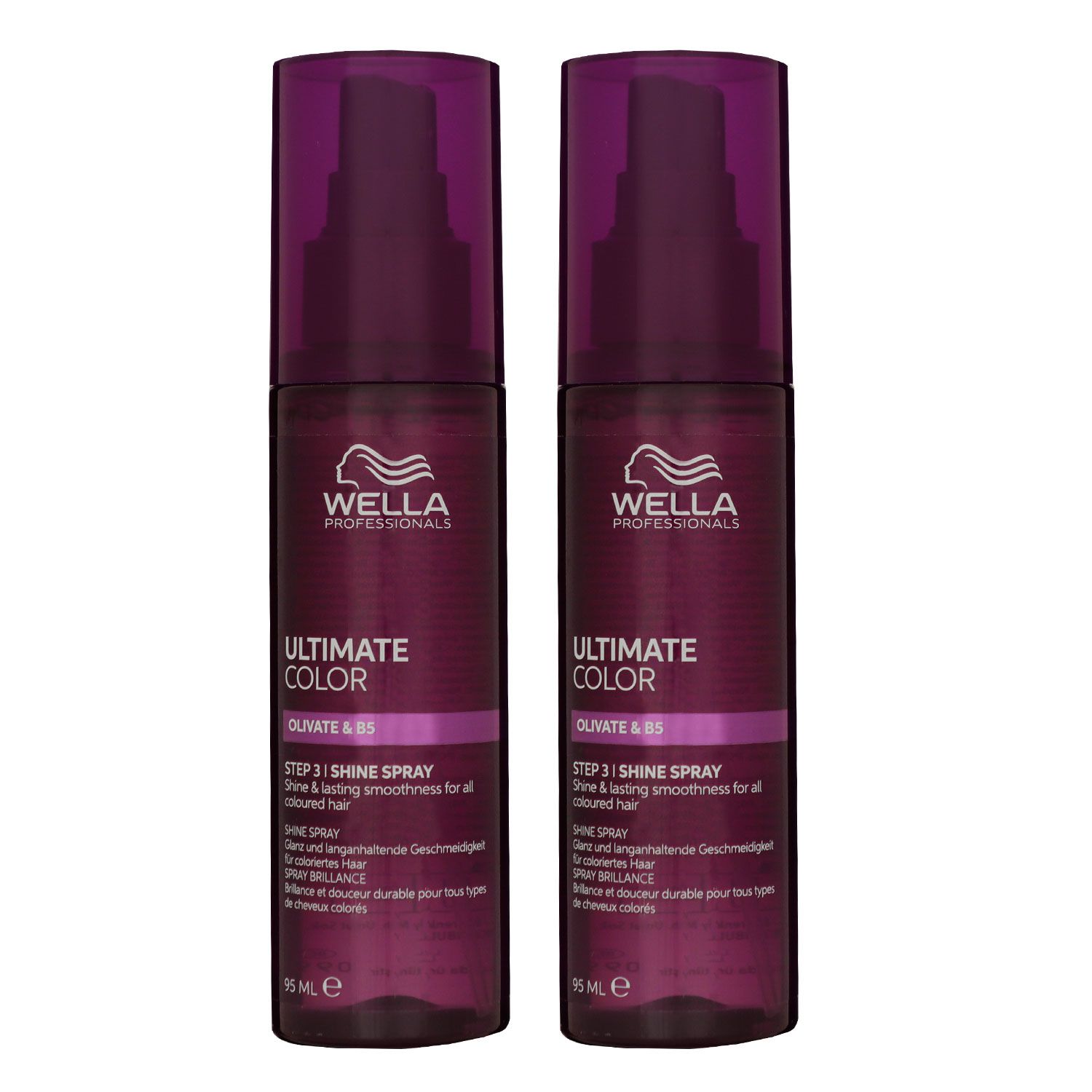 Wella Ultimate Color Shine Spray 2 x 95 ml Glanzspray f�r coloriertes Haar Step 3 Set