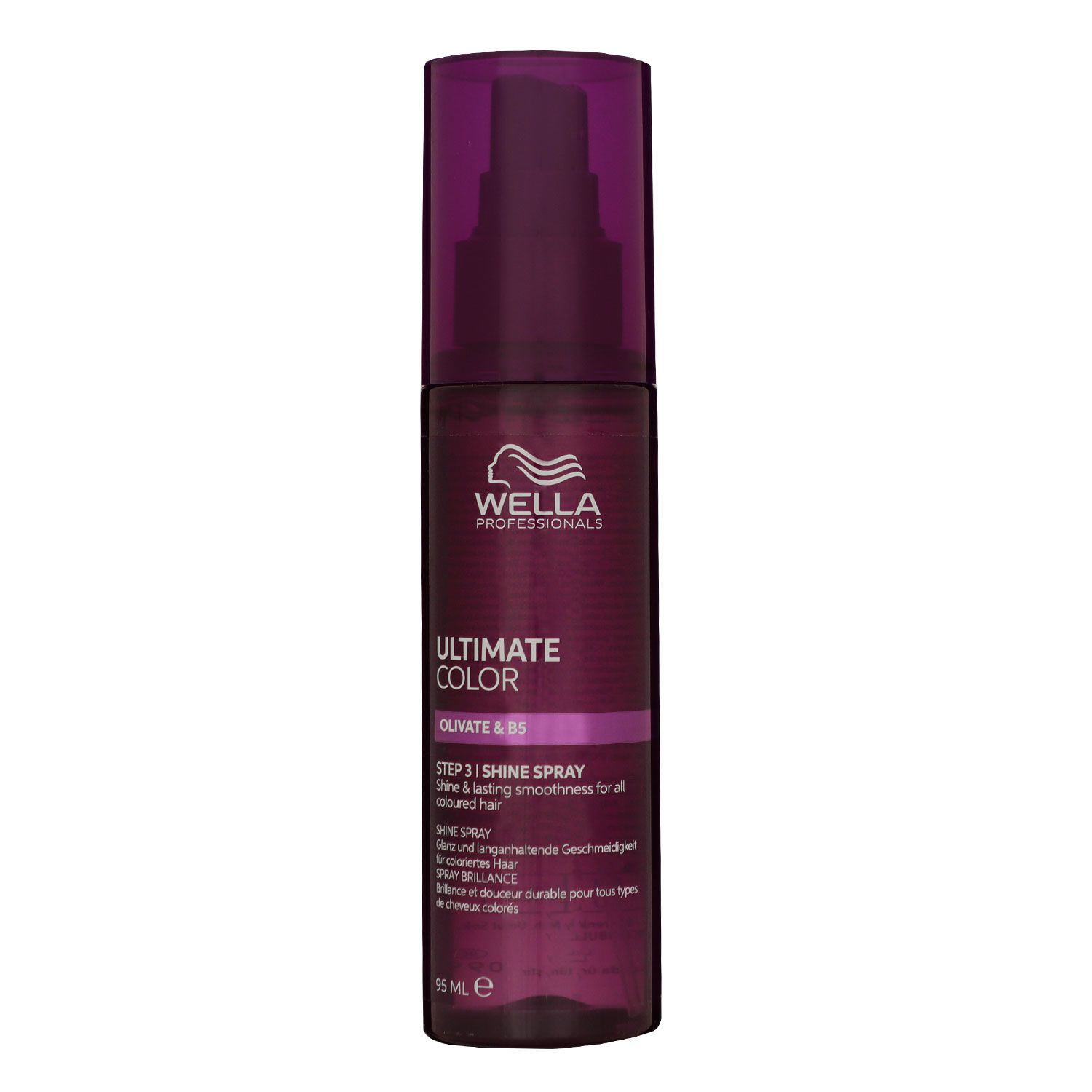 Wella Ultimate Color Shine Spray 95 ml Glanzspray f�r coloriertes Haar Step 3