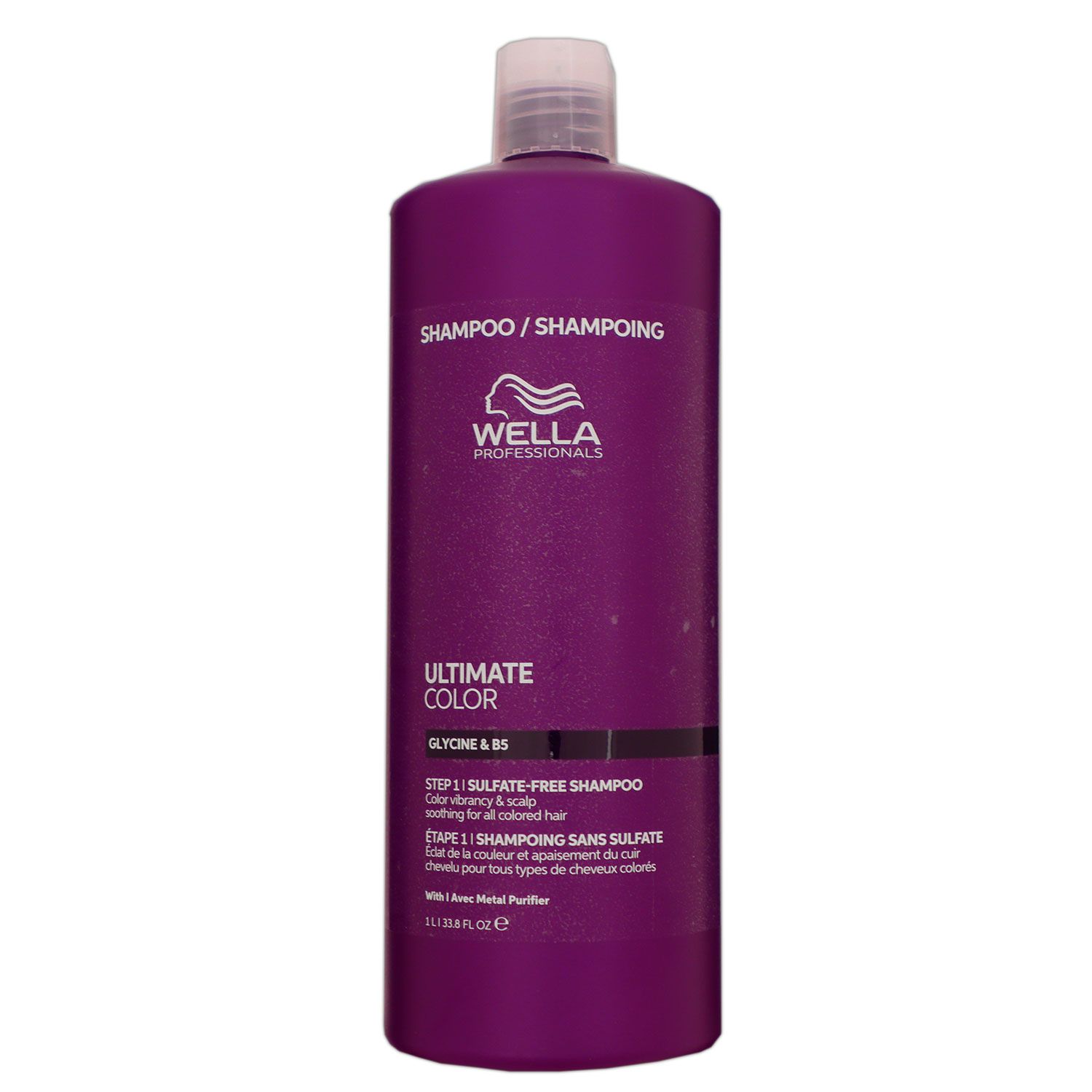 Wella Ultimate Color Sulfatfreies Shampoo 1000 ml f�r coloriertes Haar Step 1