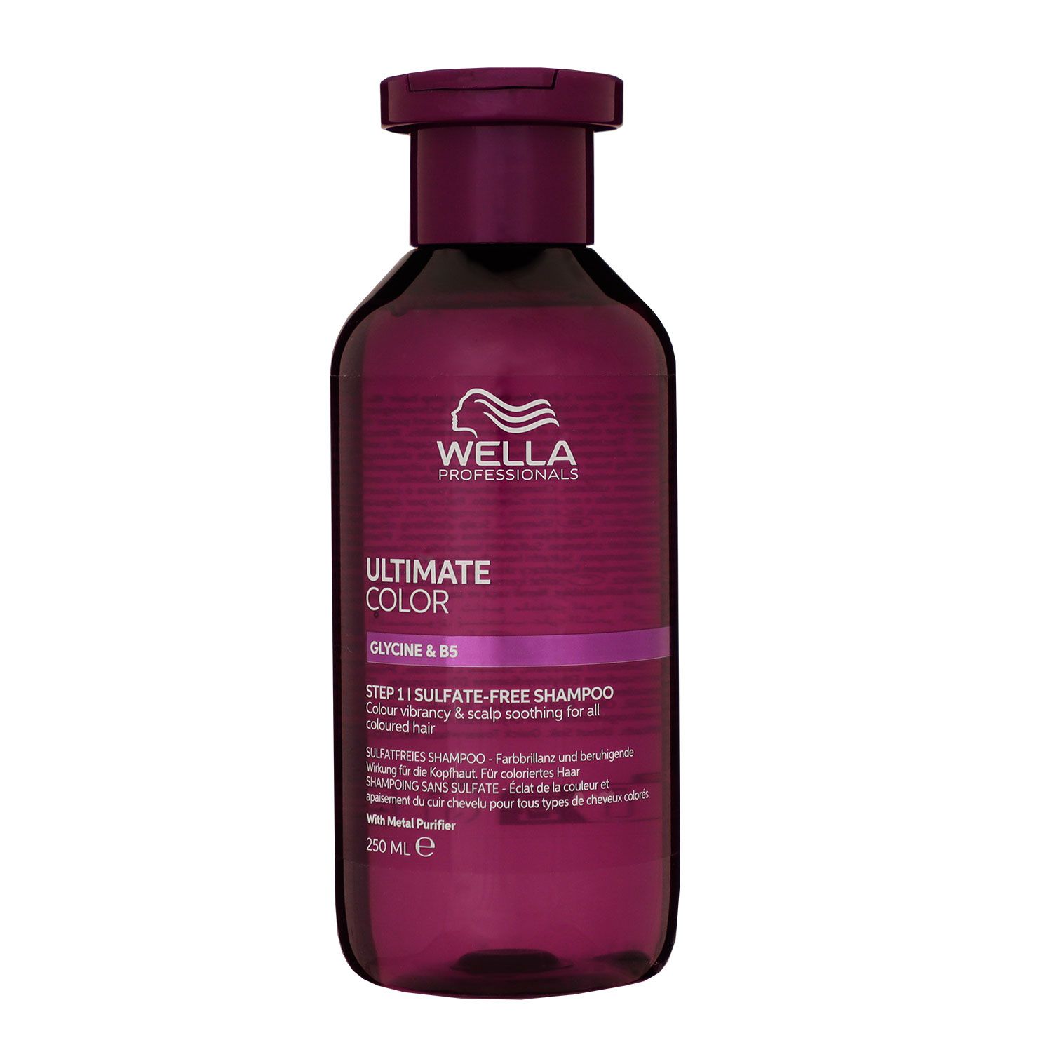 Wella Ultimate Color Sulfatfreies Shampoo 250 ml f�r coloriertes Haar Step 1