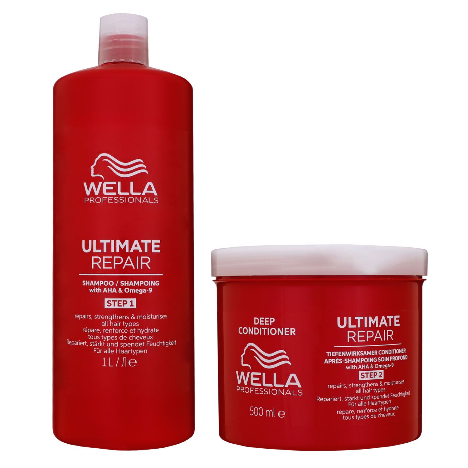 Wella Ultimate Repair 1000 ml Shampoo & 500 ml Conditioner Set