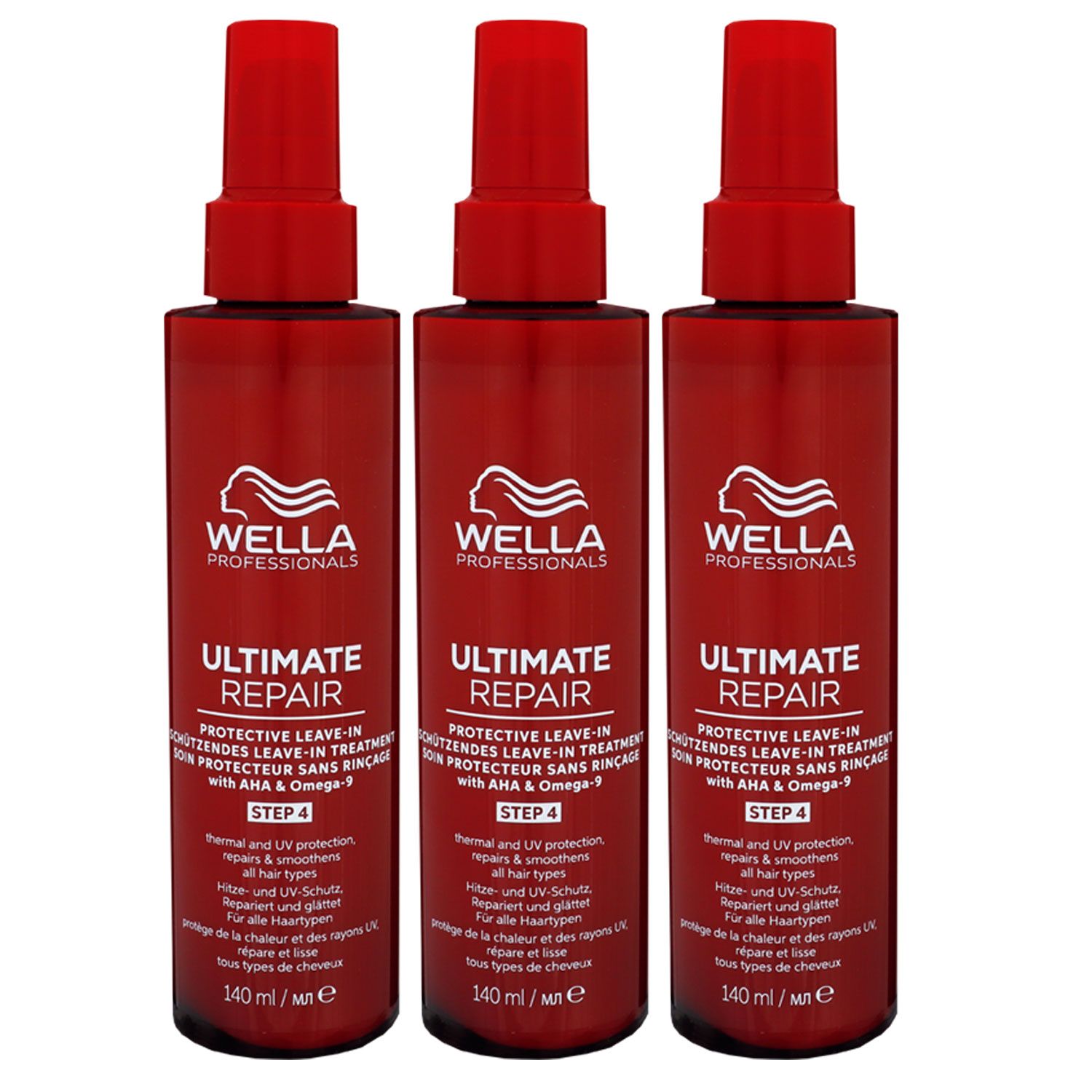 Wella Ultimate Repair Leave In Conditioner 3 x 140 ml