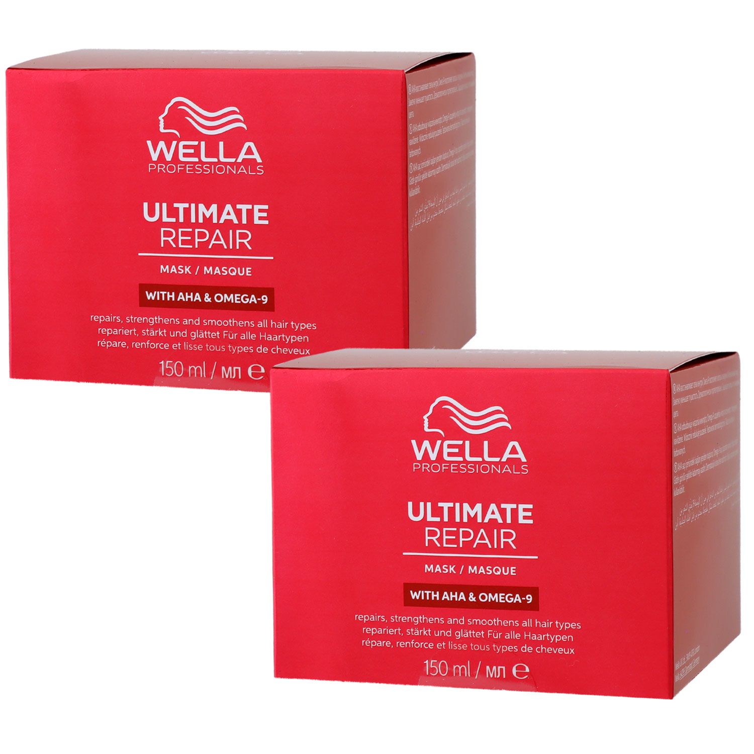Wella Ultimate Repair Mask 2 x 150 ml f�r gesch�digtes strapaziertes Haar Set