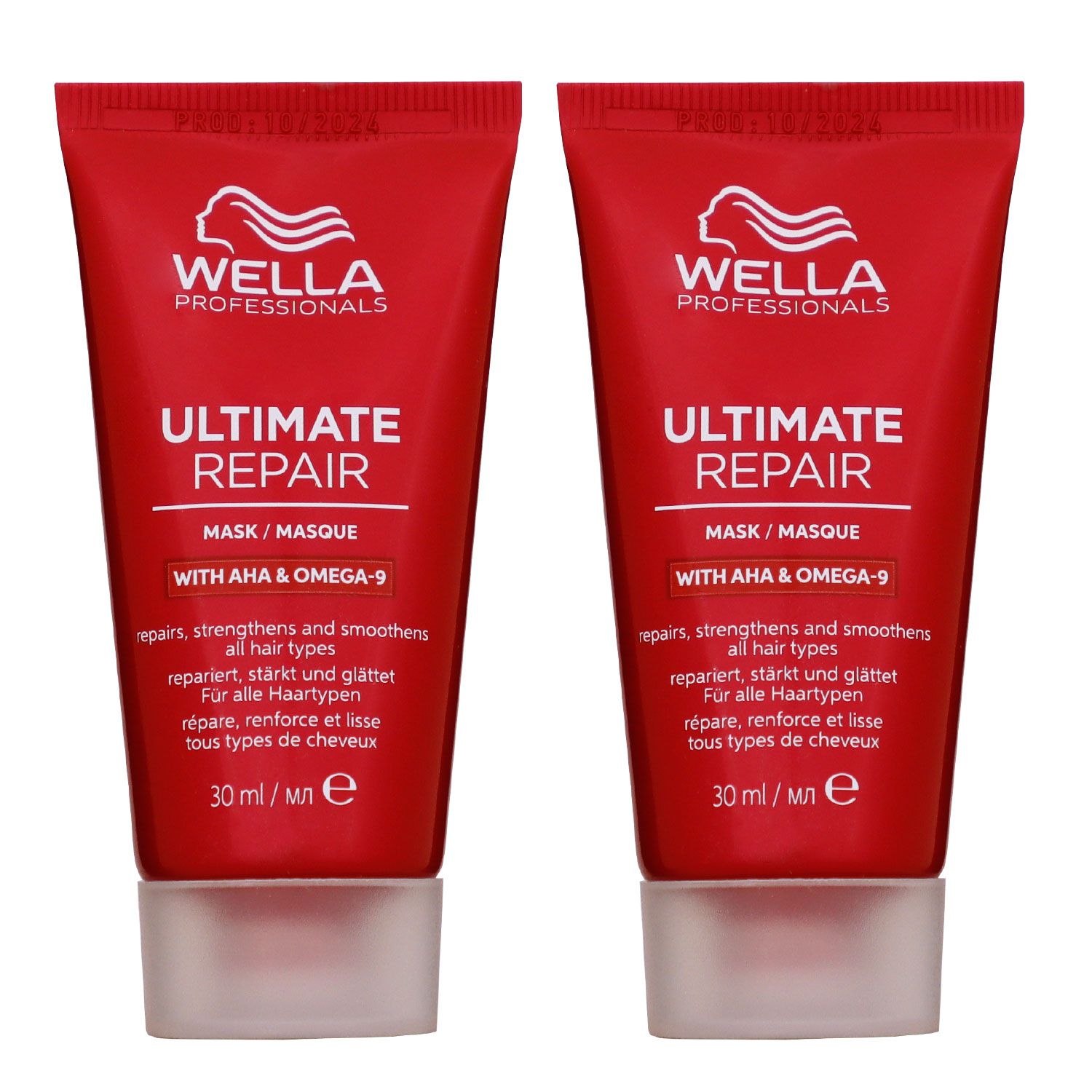Wella Ultimate Repair Mask 2 x 30 ml f�r gesch�digtes strapaziertes Haar Set