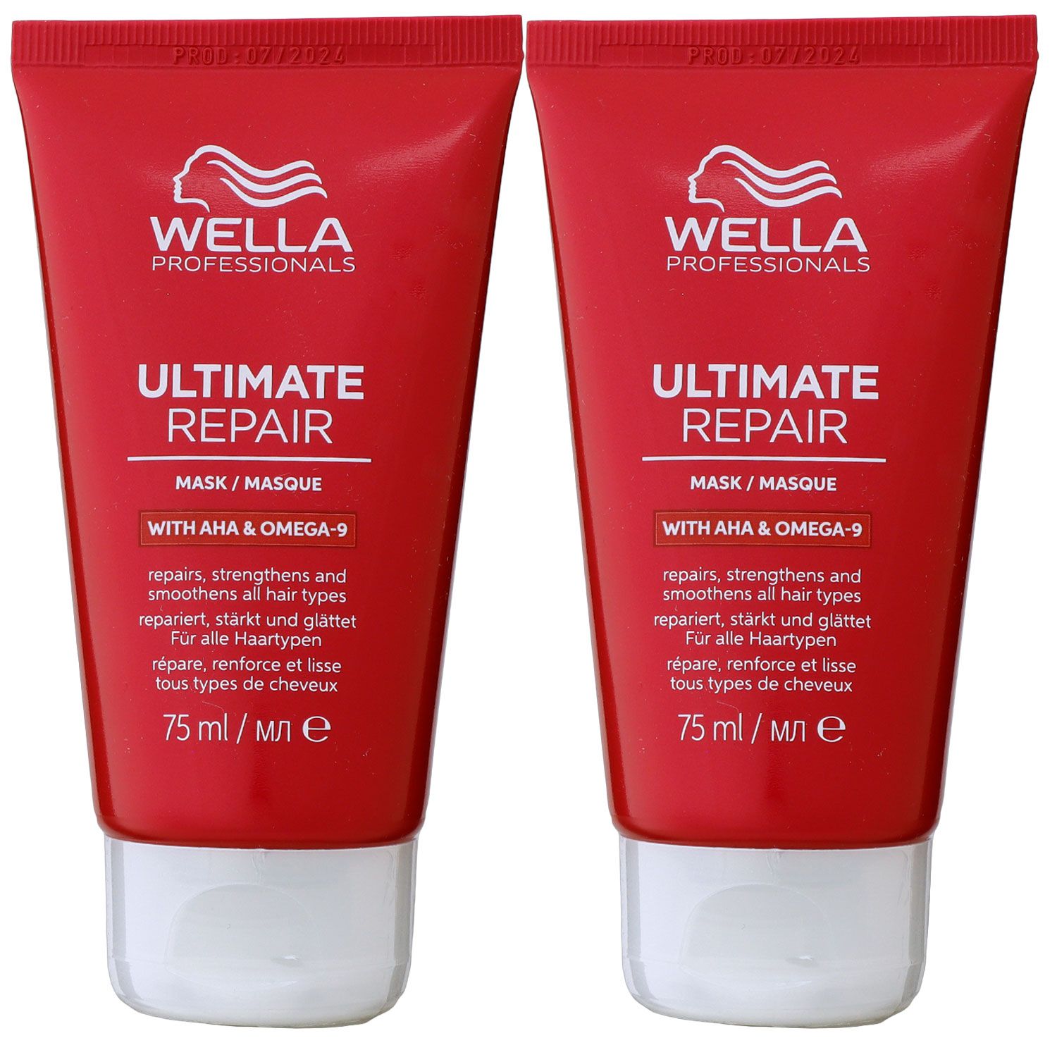 Wella Ultimate Repair Mask 2 x 75 ml f�r gesch�digtes strapaziertes Haar Set