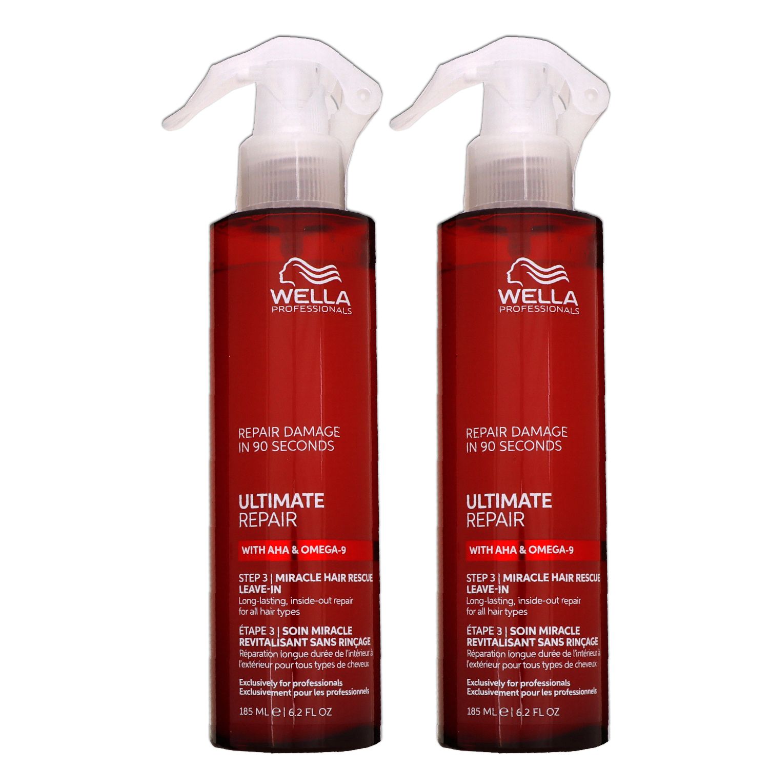 Wella Ultimate Repair Miracle Hair Rescue 2 x 185 ml Step 3 Feuchtigkeitsspray Set