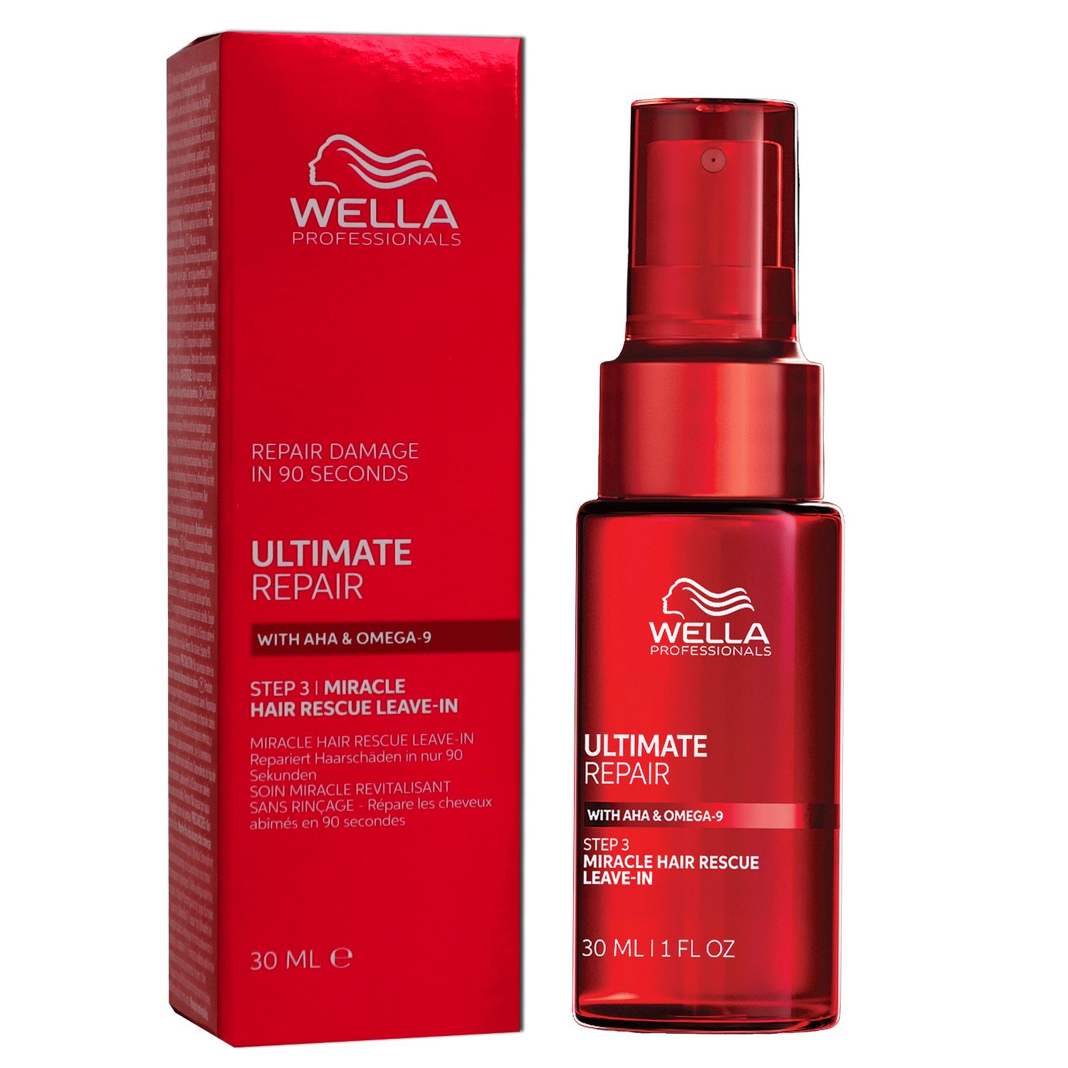 Wella Ultimate Repair Miracle Hair Rescue 30 ml Feuchtigkeitsspray Step 3