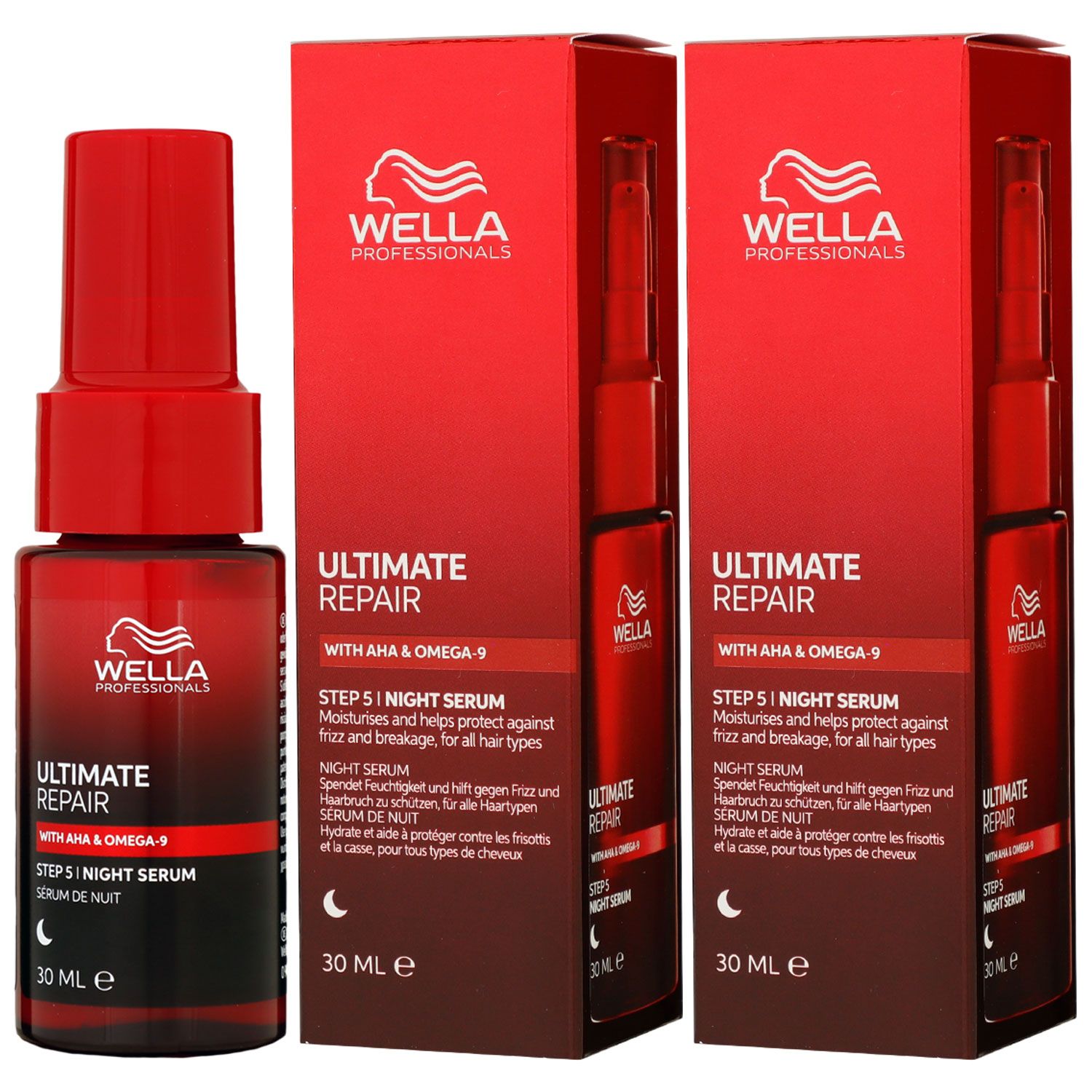 Wella Ultimate Repair Nachtserum 2 x 30 ml Haarreparaturbehandlung Set