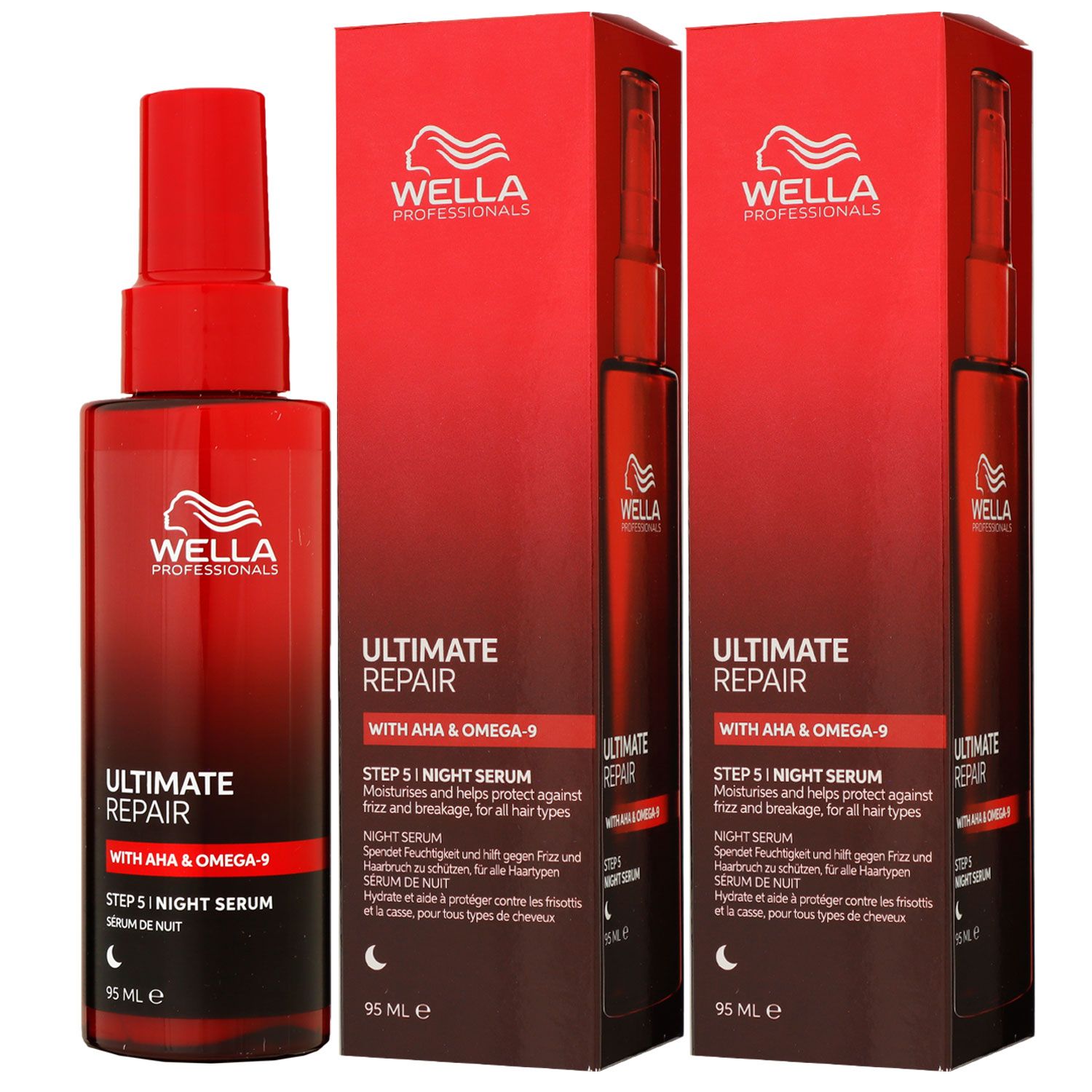 Wella Ultimate Repair Nachtserum 2 x 95 ml Haarreparaturbehandlung Set