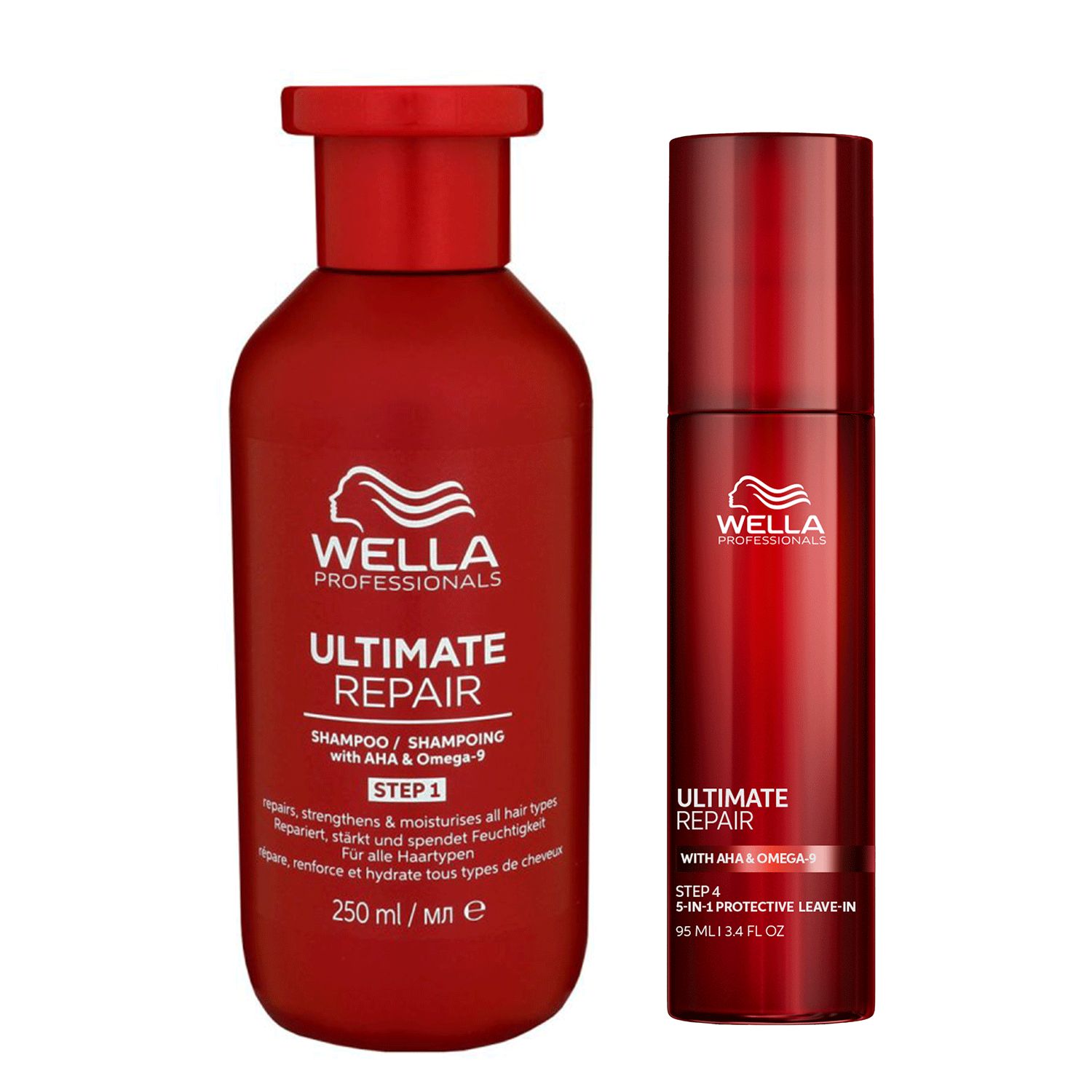 Wella Ultimate Repair Shampoo 250 ml & 95 ml Leave In Conditioner Treatment